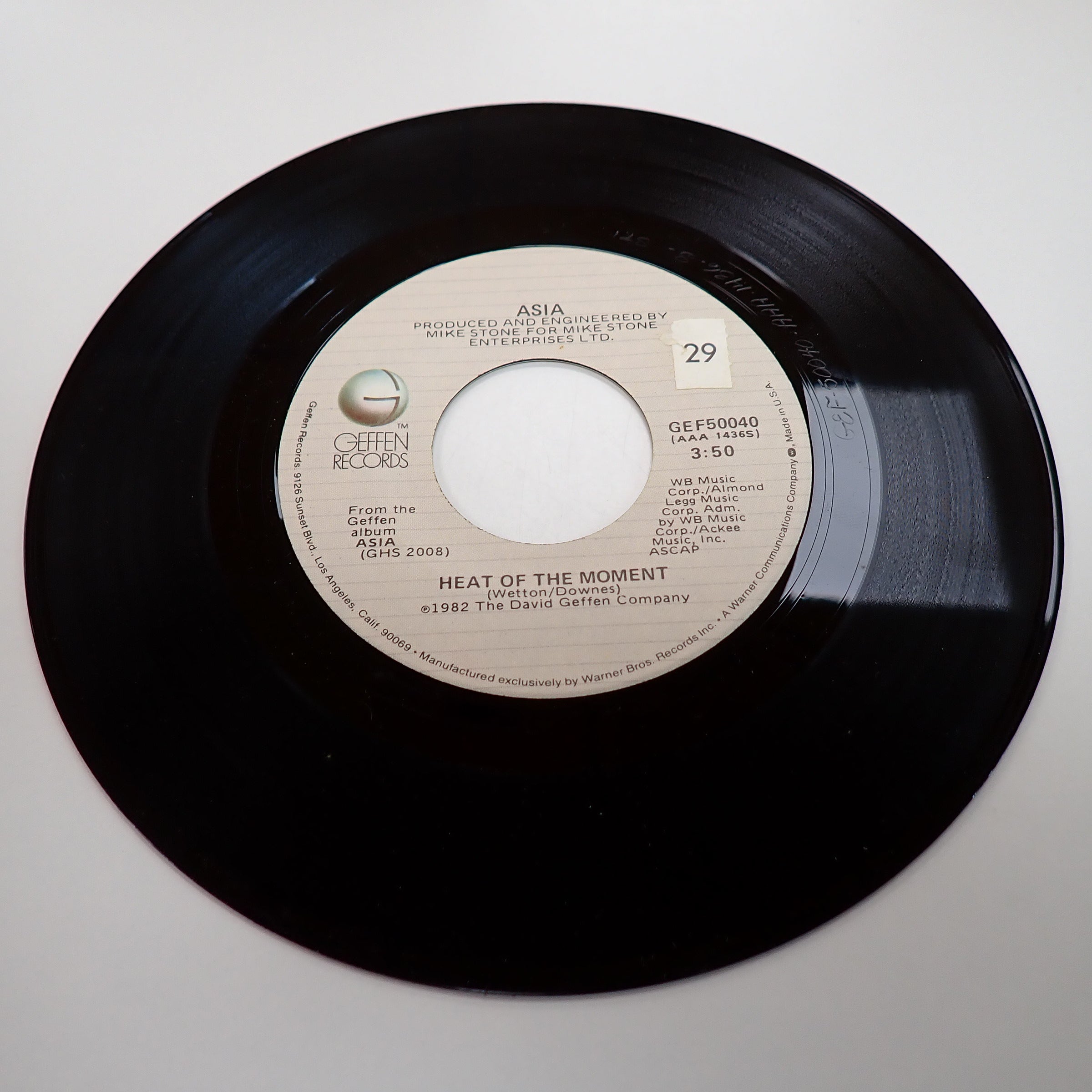 Asia – Heat Of The Moment - Vinyl