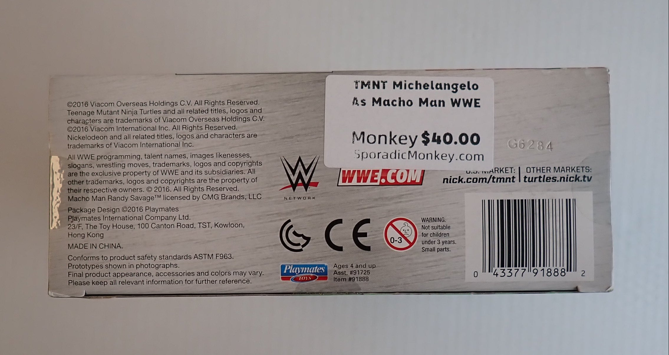 Michelangelo as Macho Man - Playmates Toys (Pre-Owned)