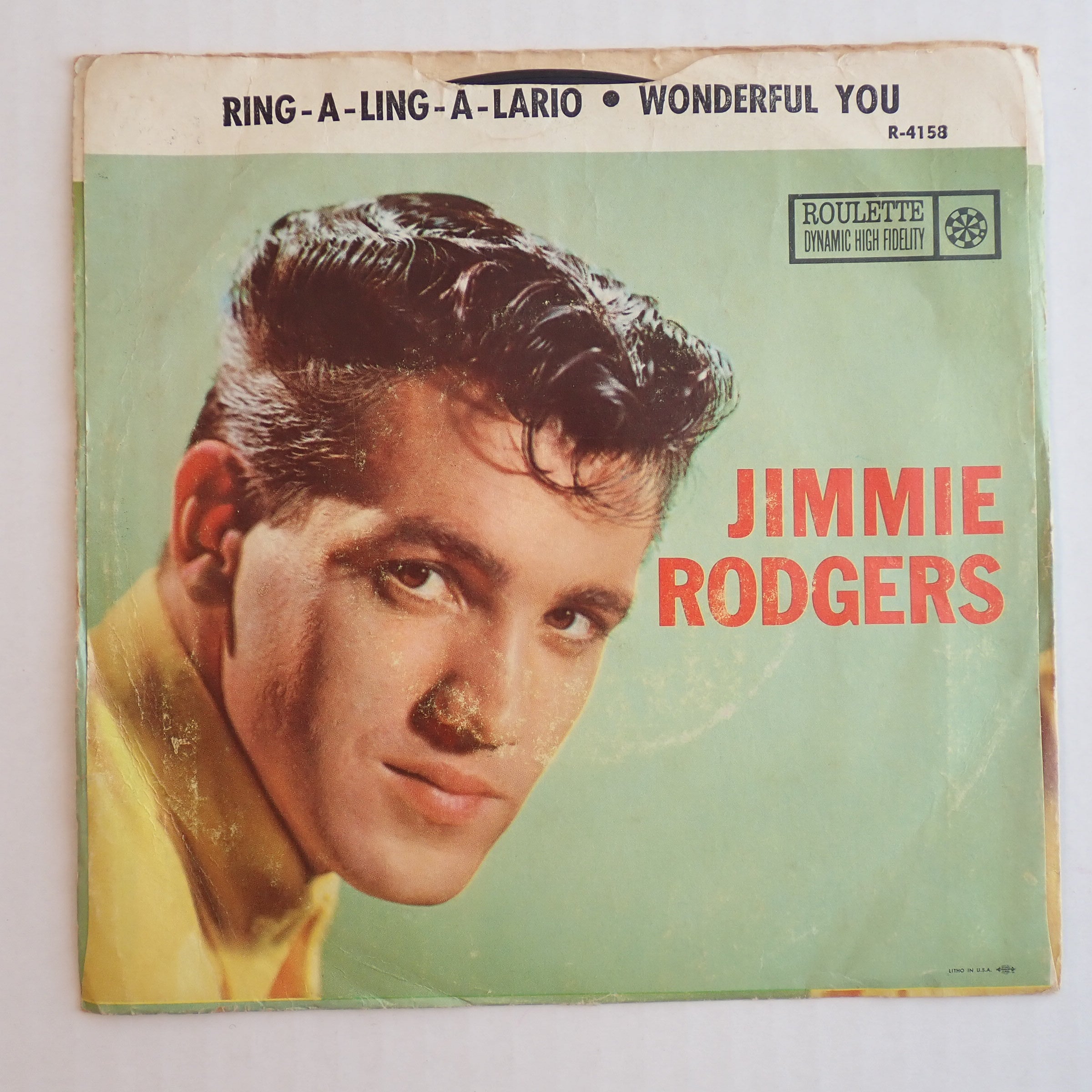 Jimmie Rodgers - Wonderful You / Ring-A-Ling-A-Lario - Vinyl