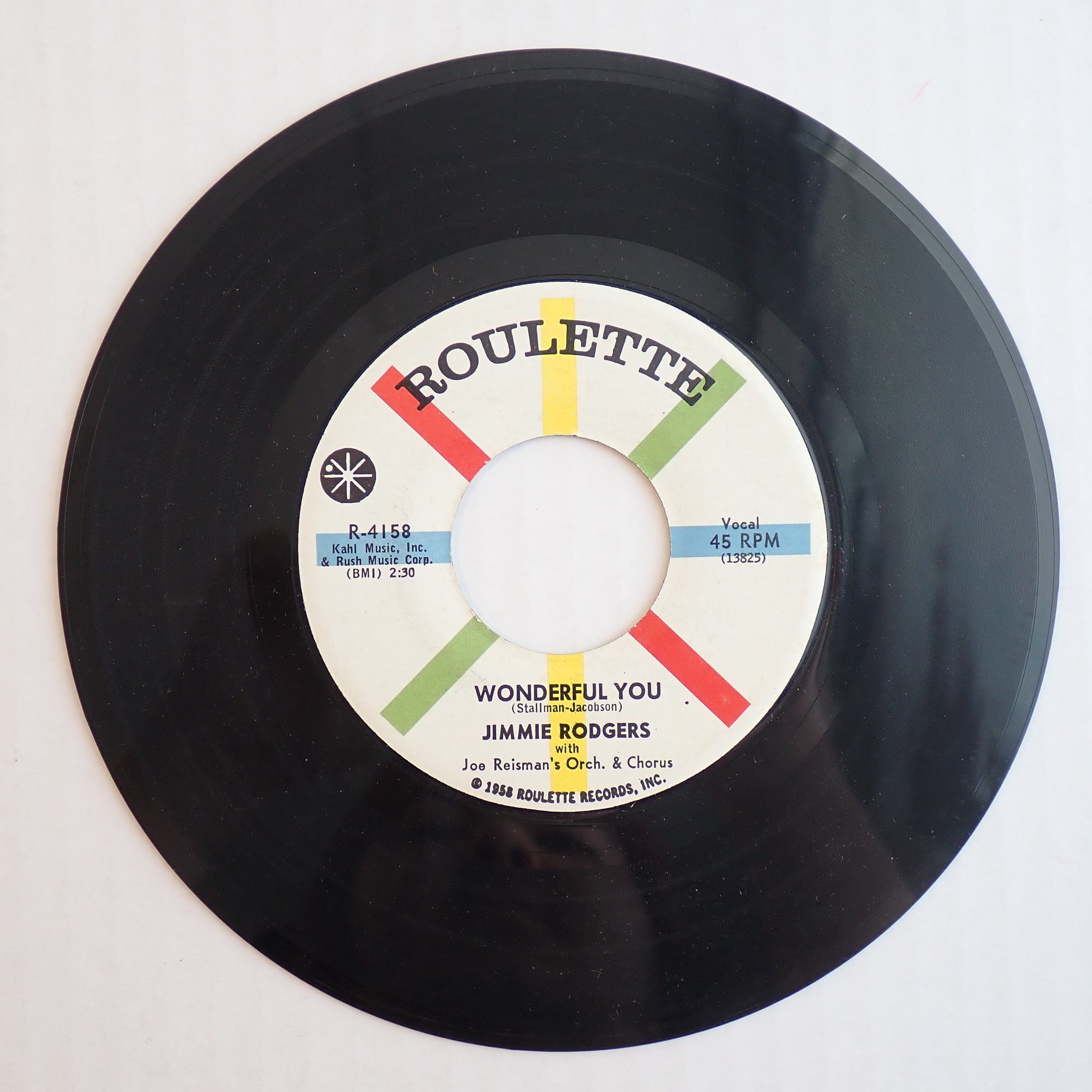 Jimmie Rodgers - Wonderful You / Ring-A-Ling-A-Lario - Vinyl