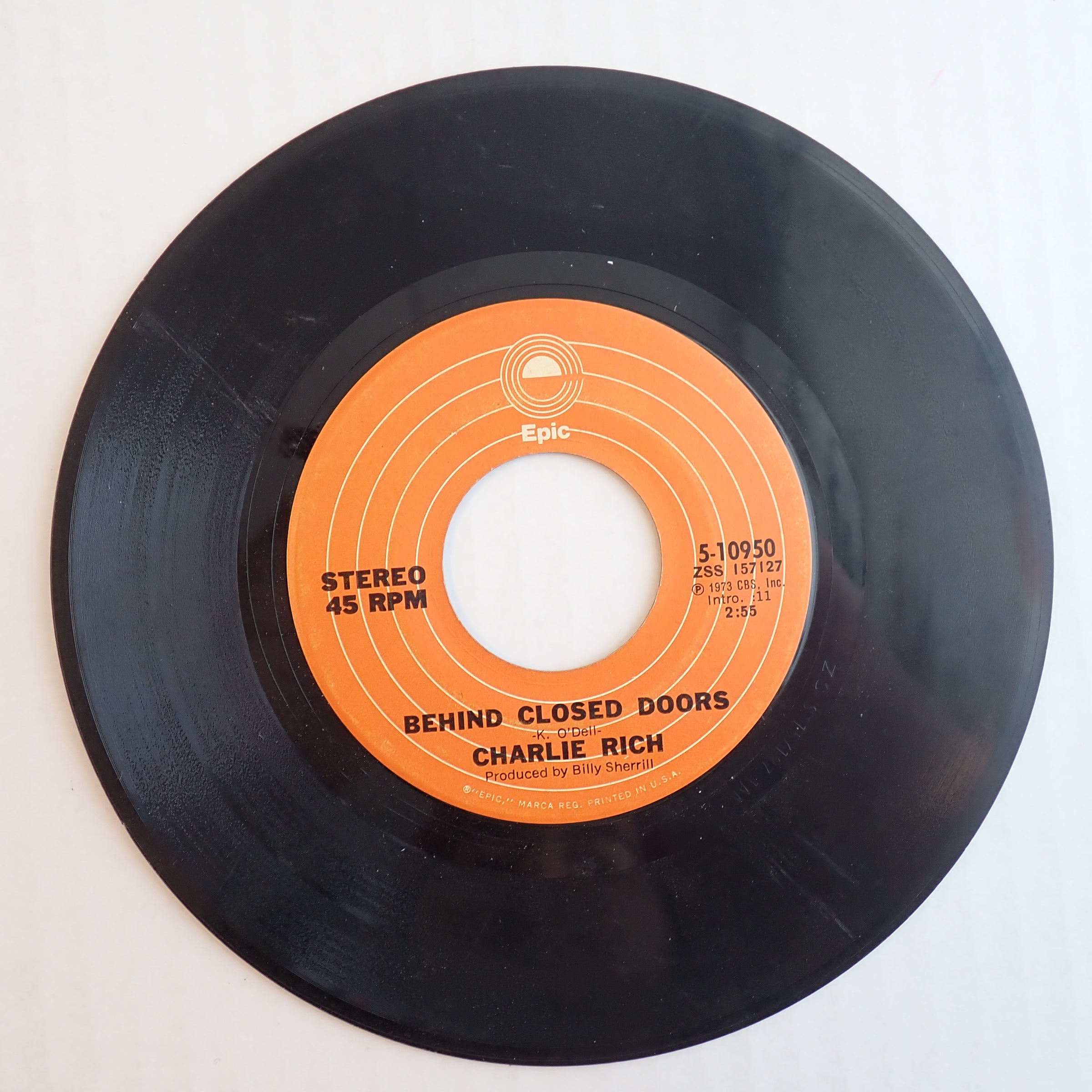 Charlie Rich - A Sunday Kind of Woman / Behind Closed Doors (Loose) - Vinyl