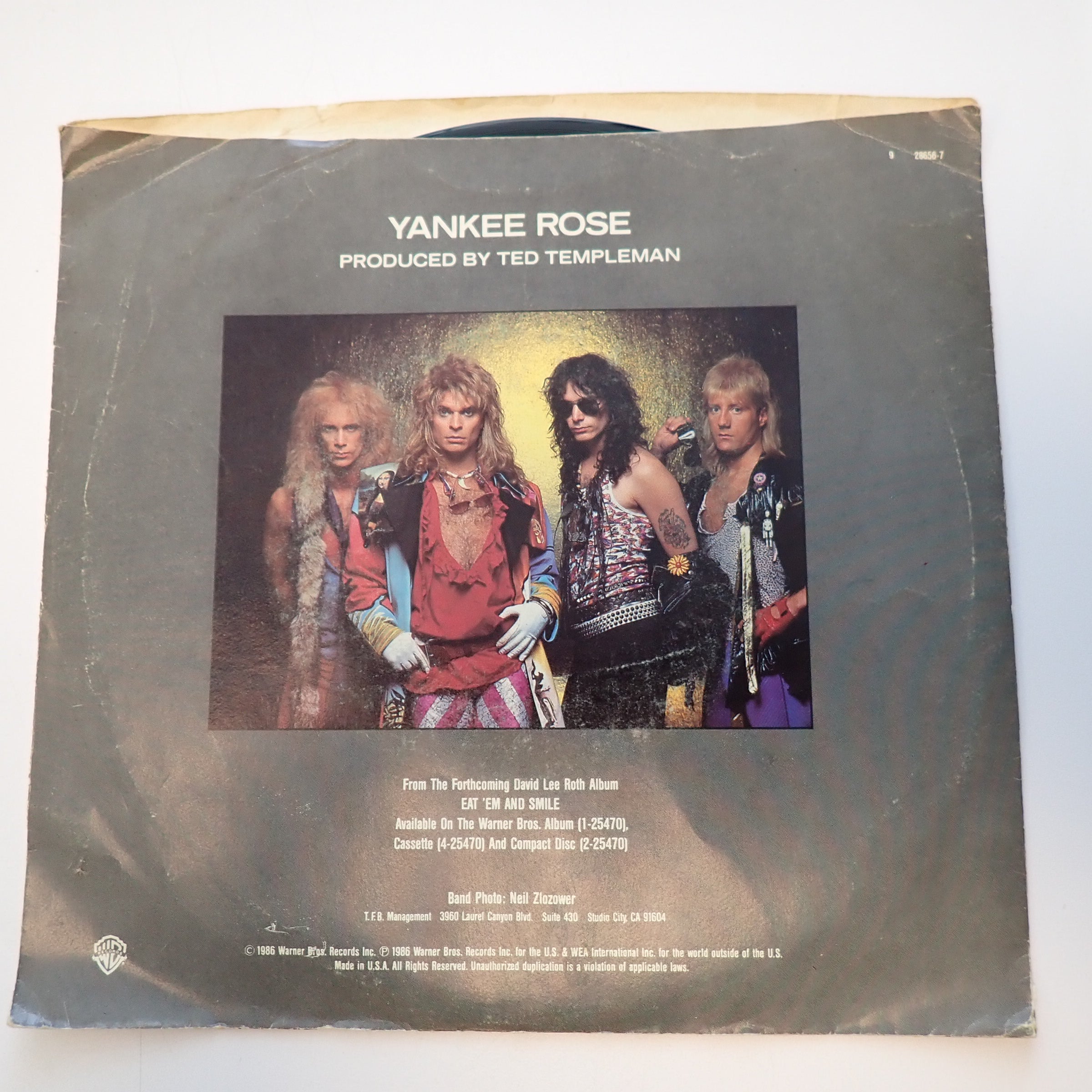 Yankee Rose - David Lee Roth - Vinyl