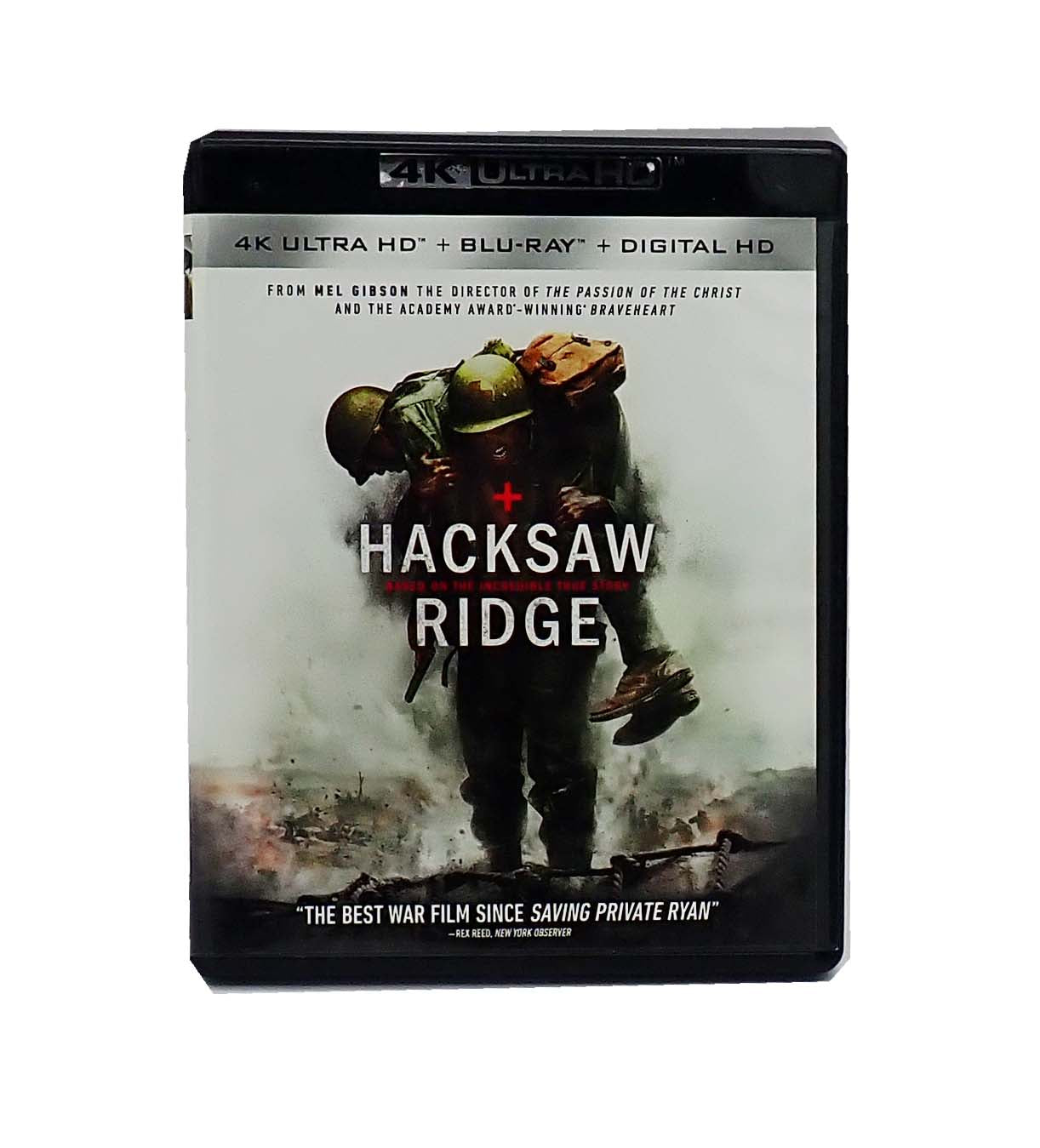 Hacksaw Ridge - 4K Blu Ray DVD and Digital (Pre-Owned)