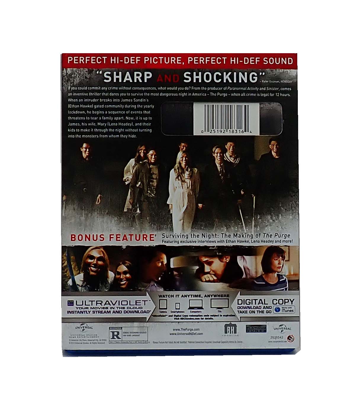 The Purge - DVD, Blu Ray and Digital (Pre-Owned)