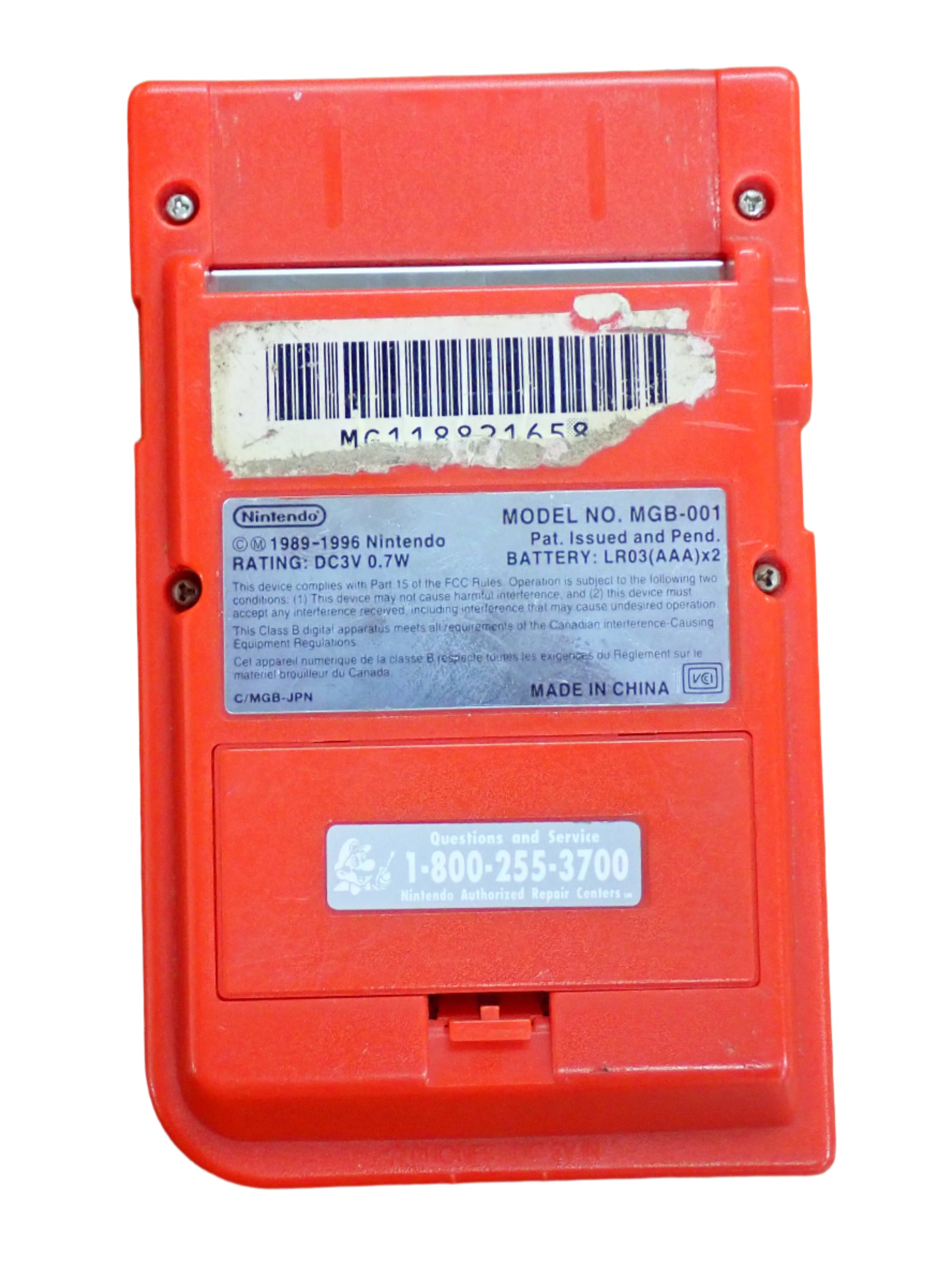 Game Boy Pocket - Red