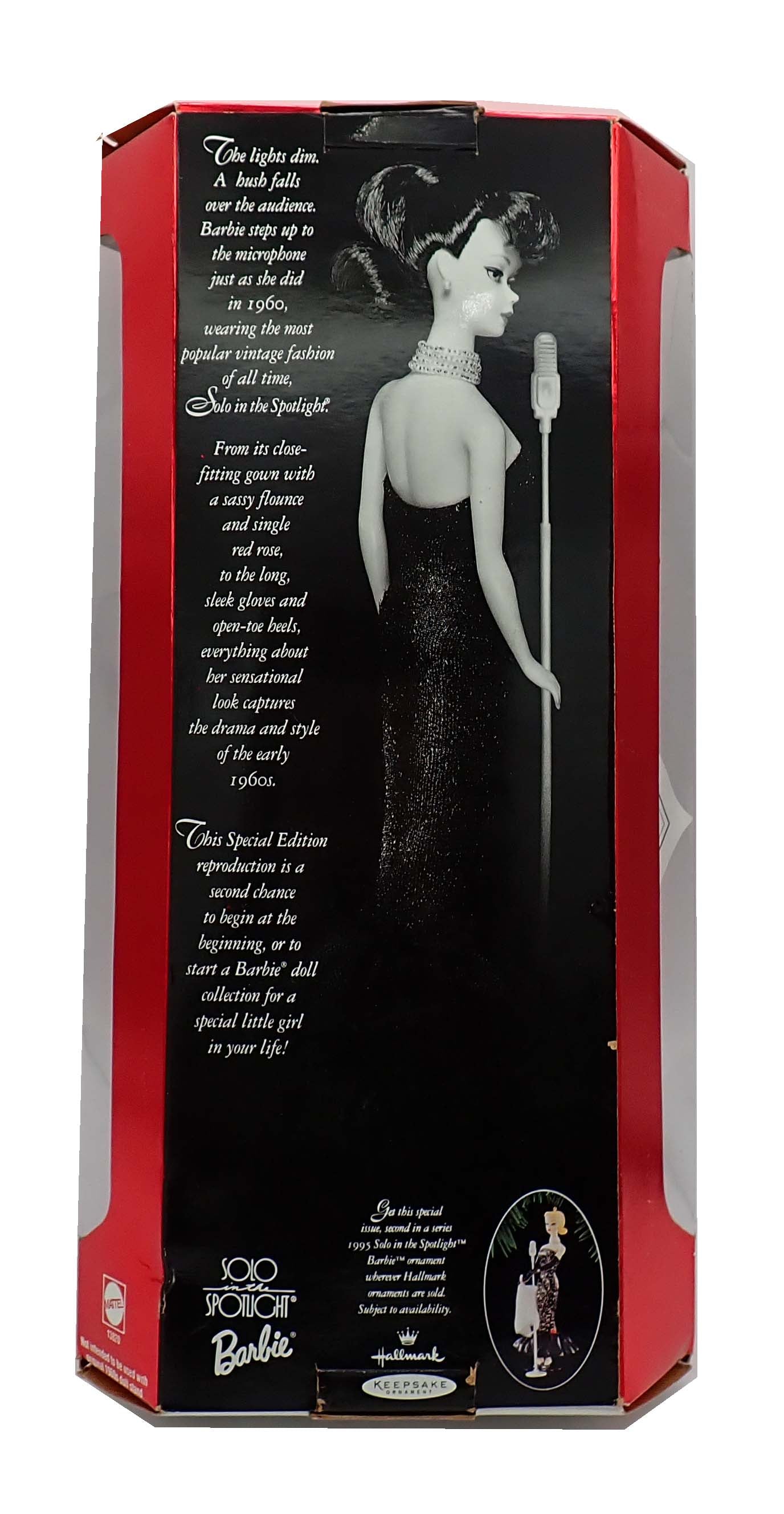 Solo in the Spotlight Barbie 1960s Fashion Reproduction (Dark Hair) - (Pre-Owned)