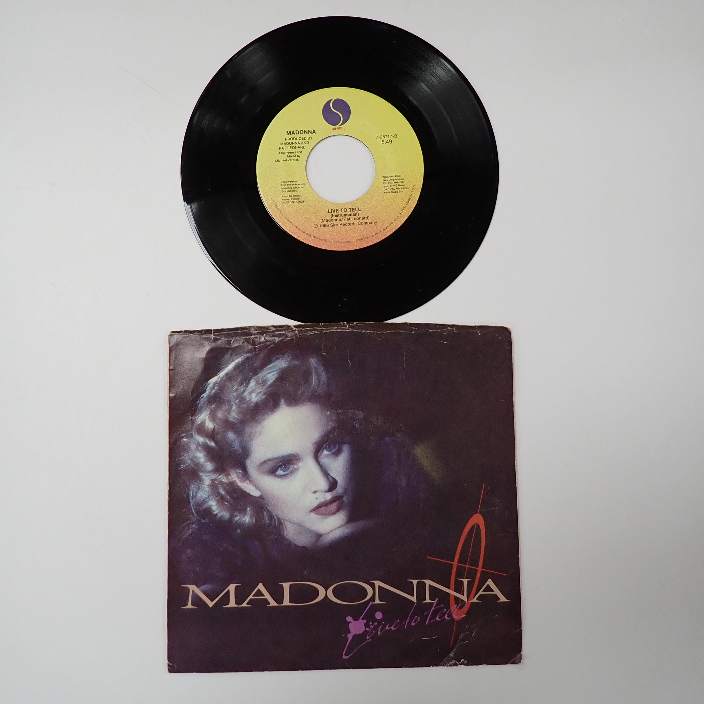 Madonna - Live To Tell - Vinyl
