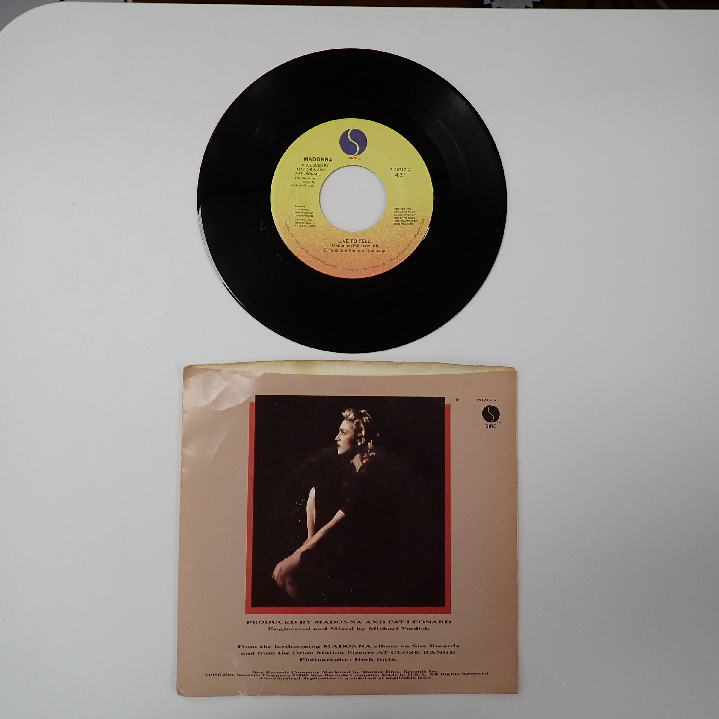 Madonna - Live To Tell - Vinyl