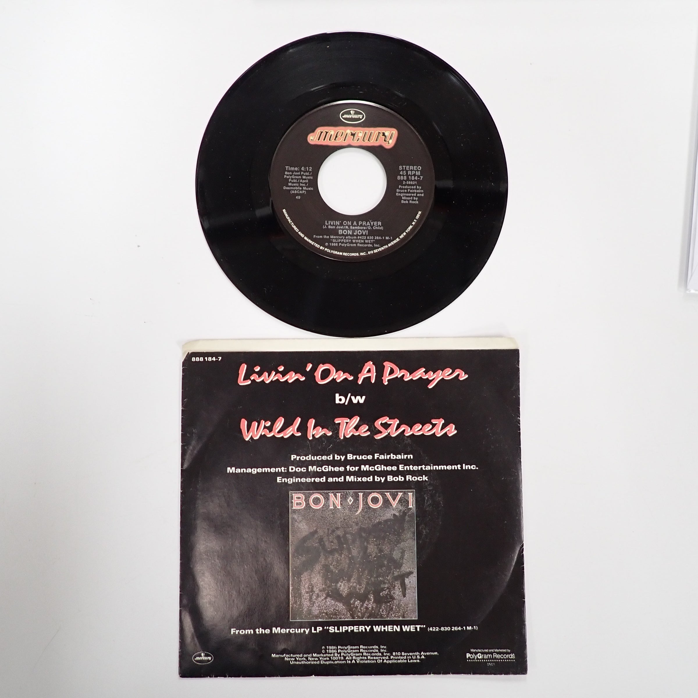 Bon Jovi - Livin' On A Prayer - Vinyl