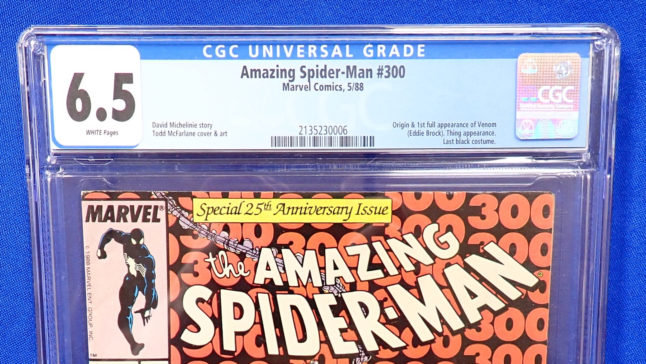 Amazing Spider-Man #300 (1988) - CGC 6.5 - Origin & 1st Full Venom App.
