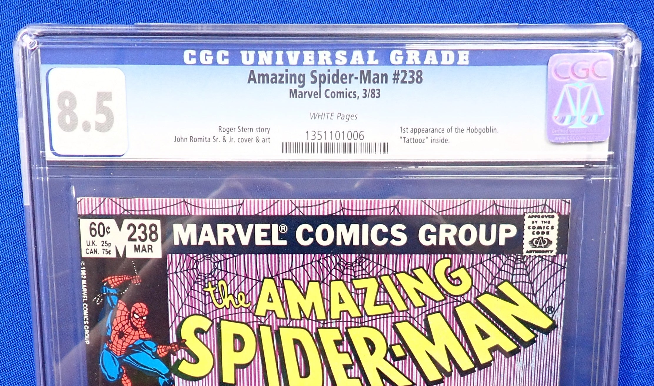 Amazing Spider-Man #238 (1983) - CGC 8.5 - 1st App. of Hobgoblin