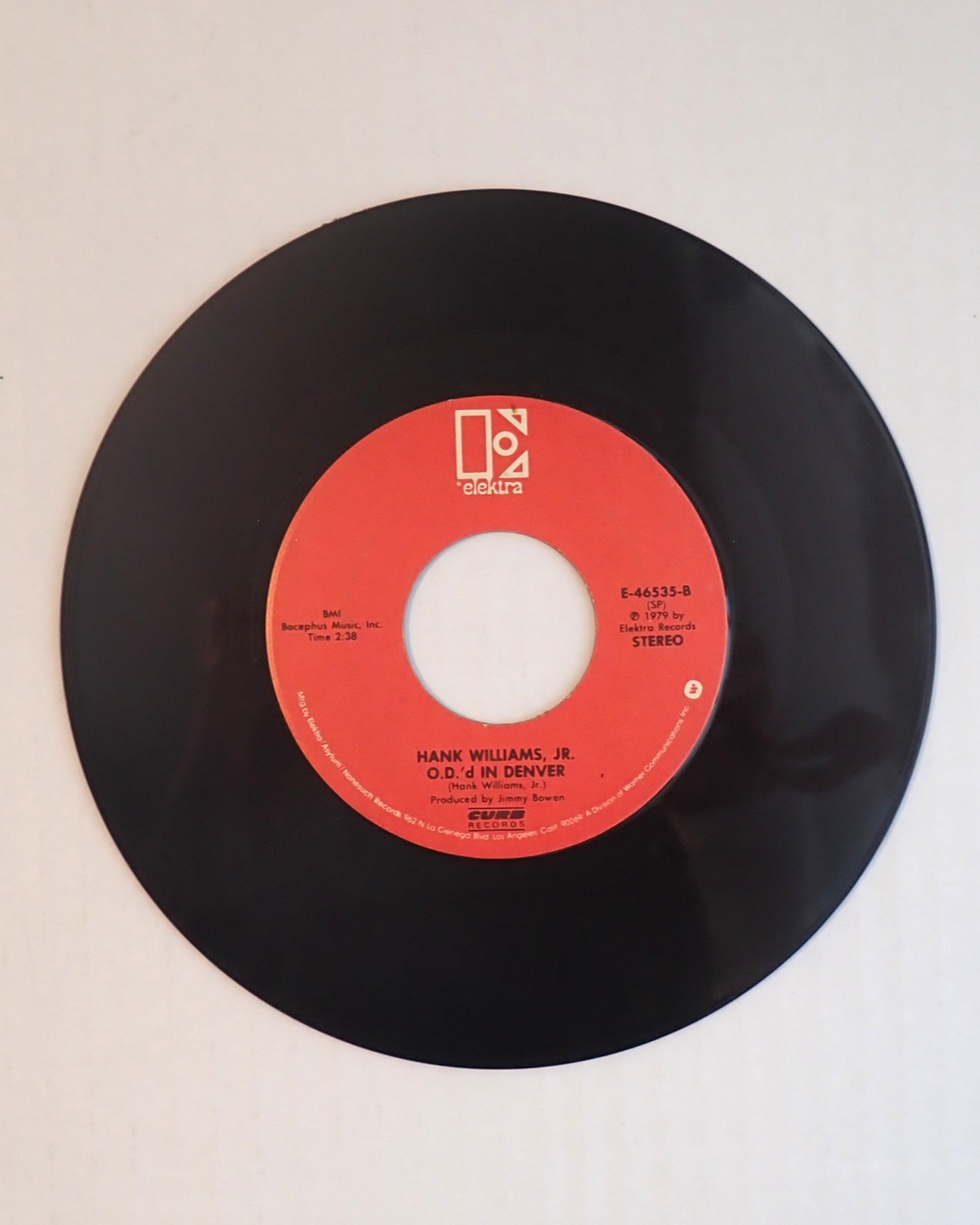 Hank Williams, Jr. – Whiskey Bent And Hell Bound / O.D.'d In Denver - Vinyl