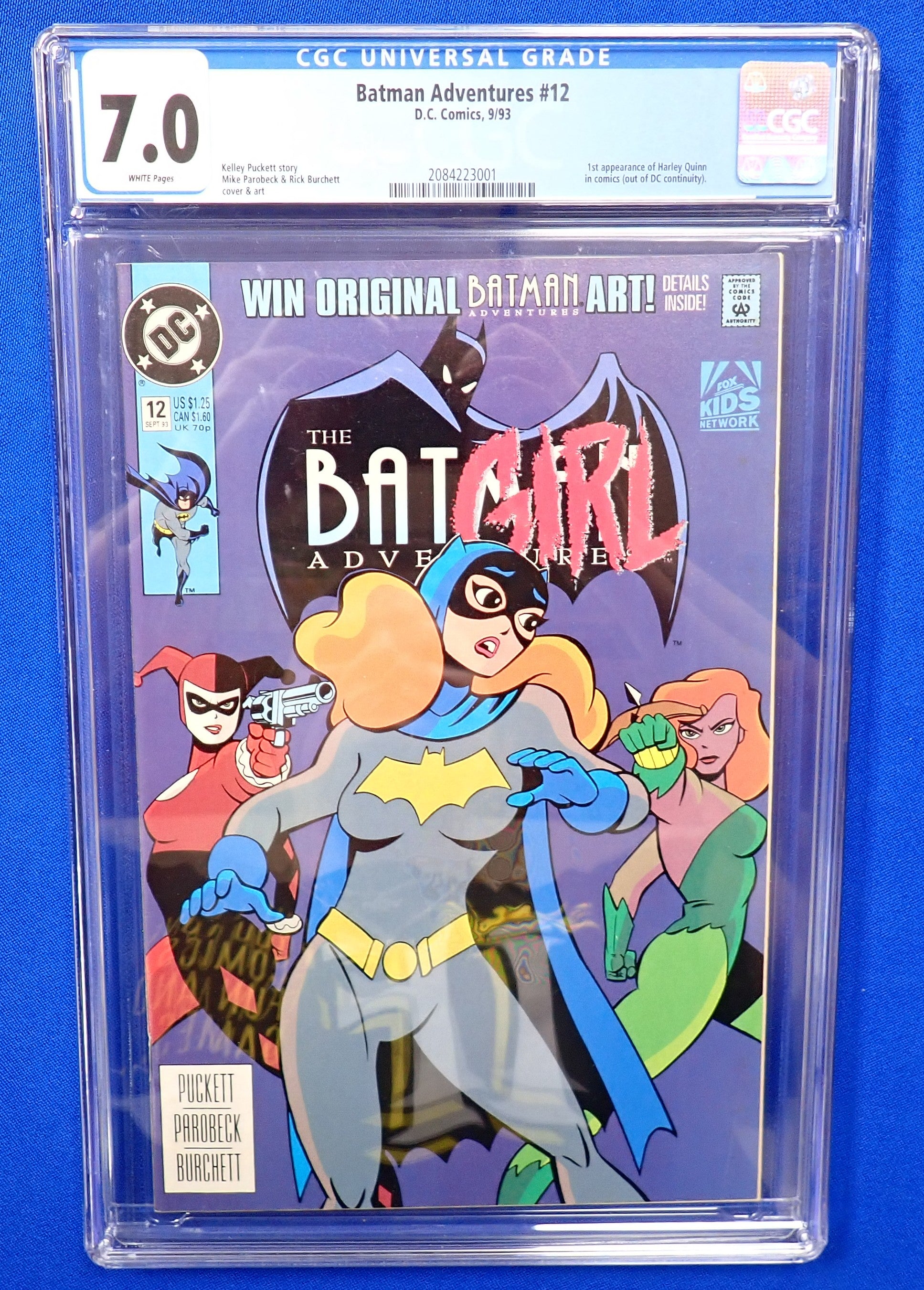 Batman Adventures #12 (1993) - CGC 7.0 - 1st Harley Quinn Comic App.