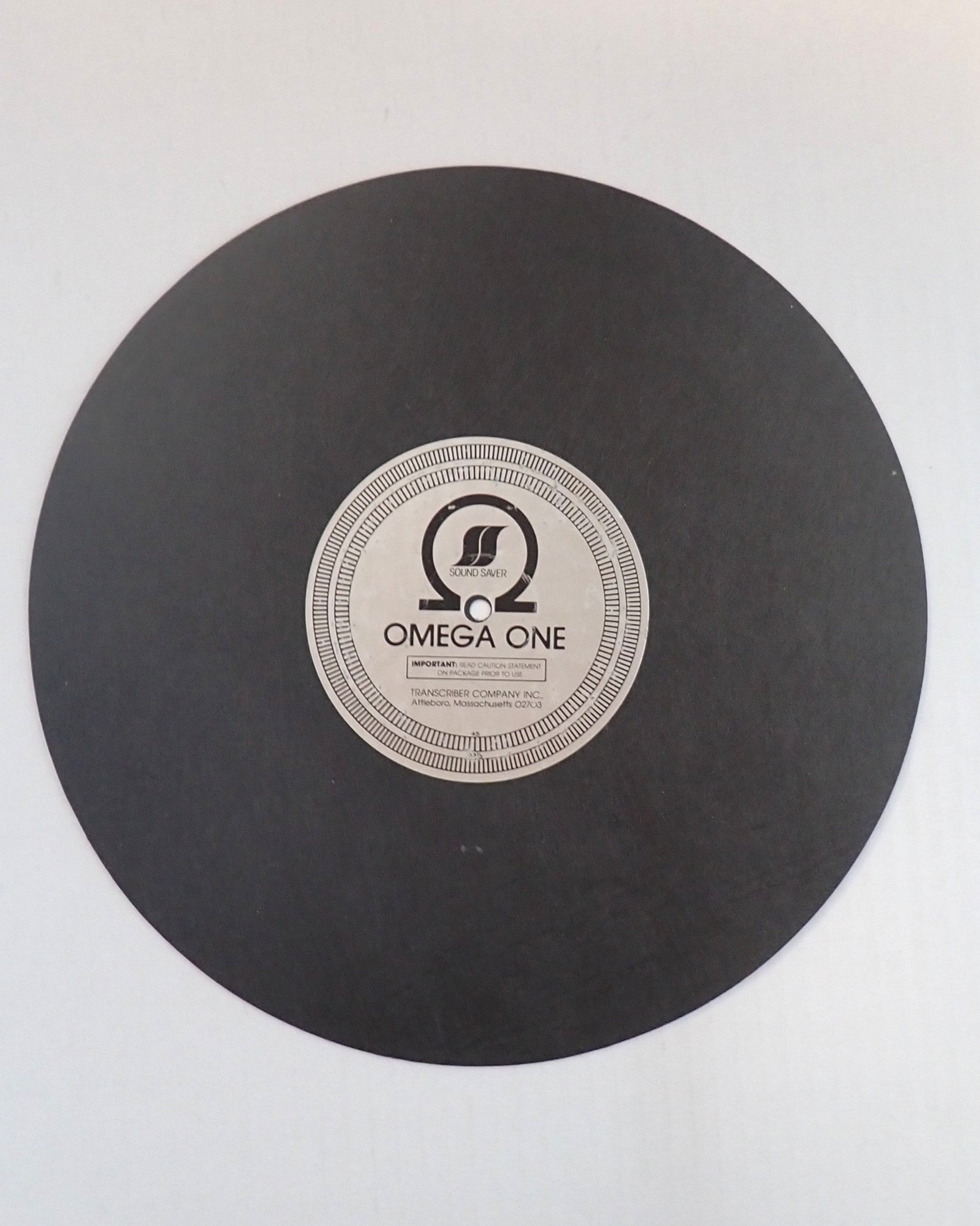 Omega One 100% Carbon Fiber ANTI-STATIC Turntable Mat [Pre-Owned]