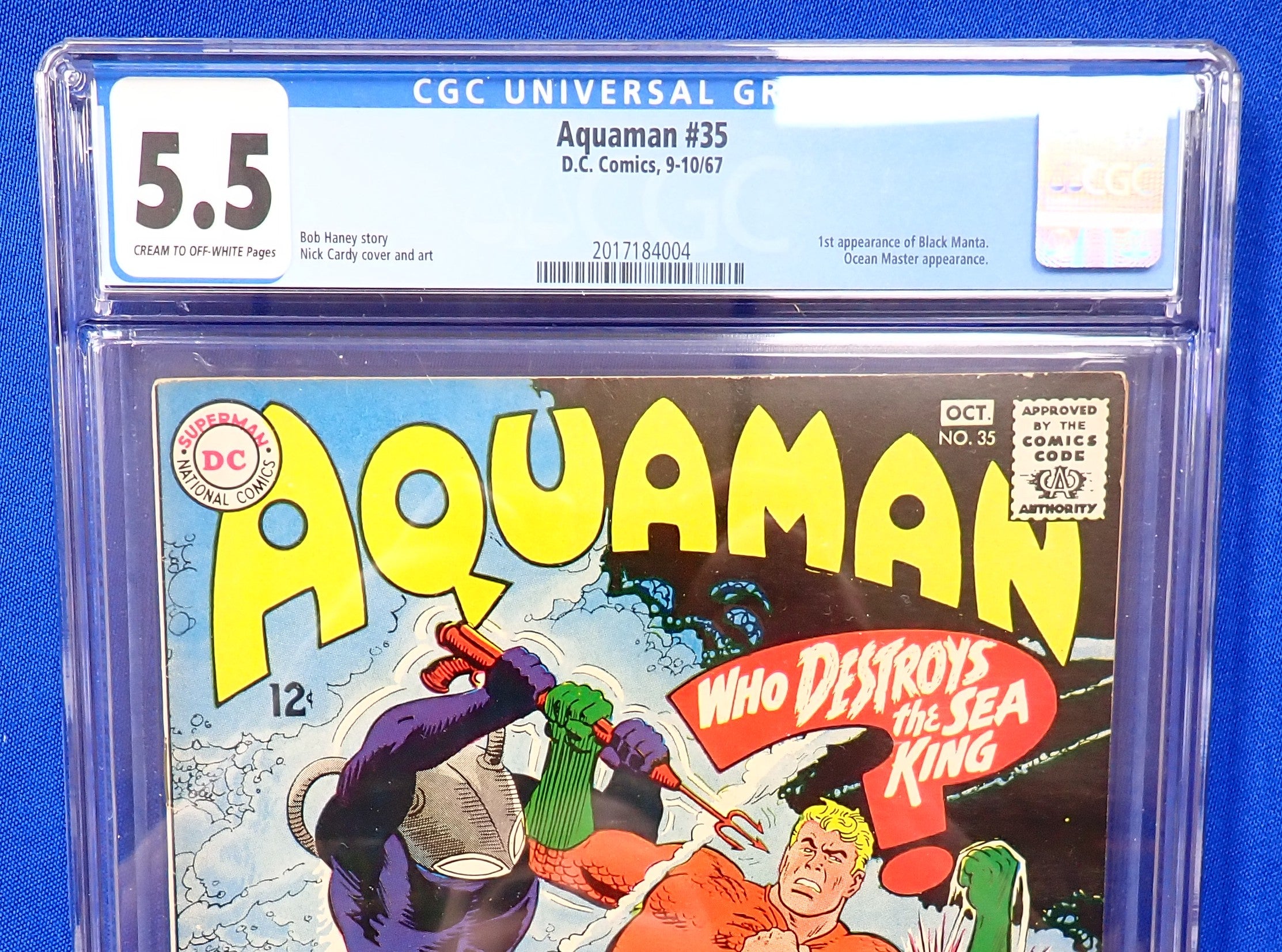 Aquaman #35 (1967) - CGC 5.5 - 1st App. Black Manta