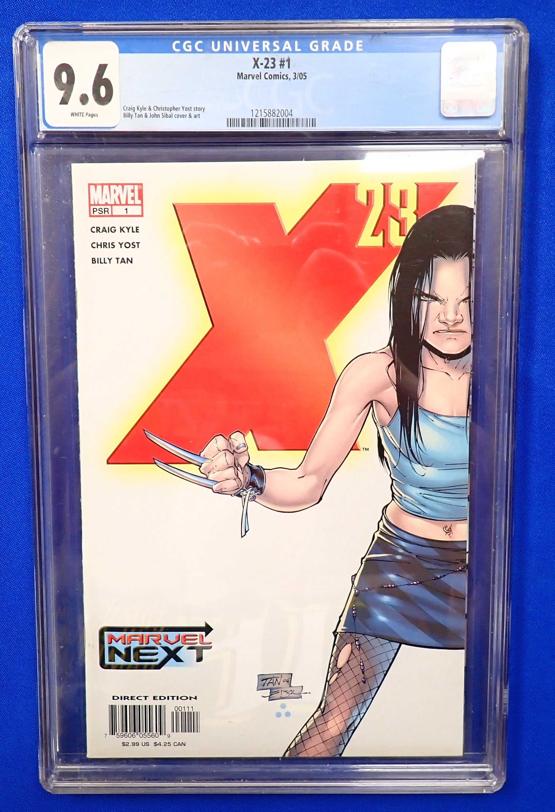 X-23 #1 (2005) - CGC 9.6 - Marvel Next Cover