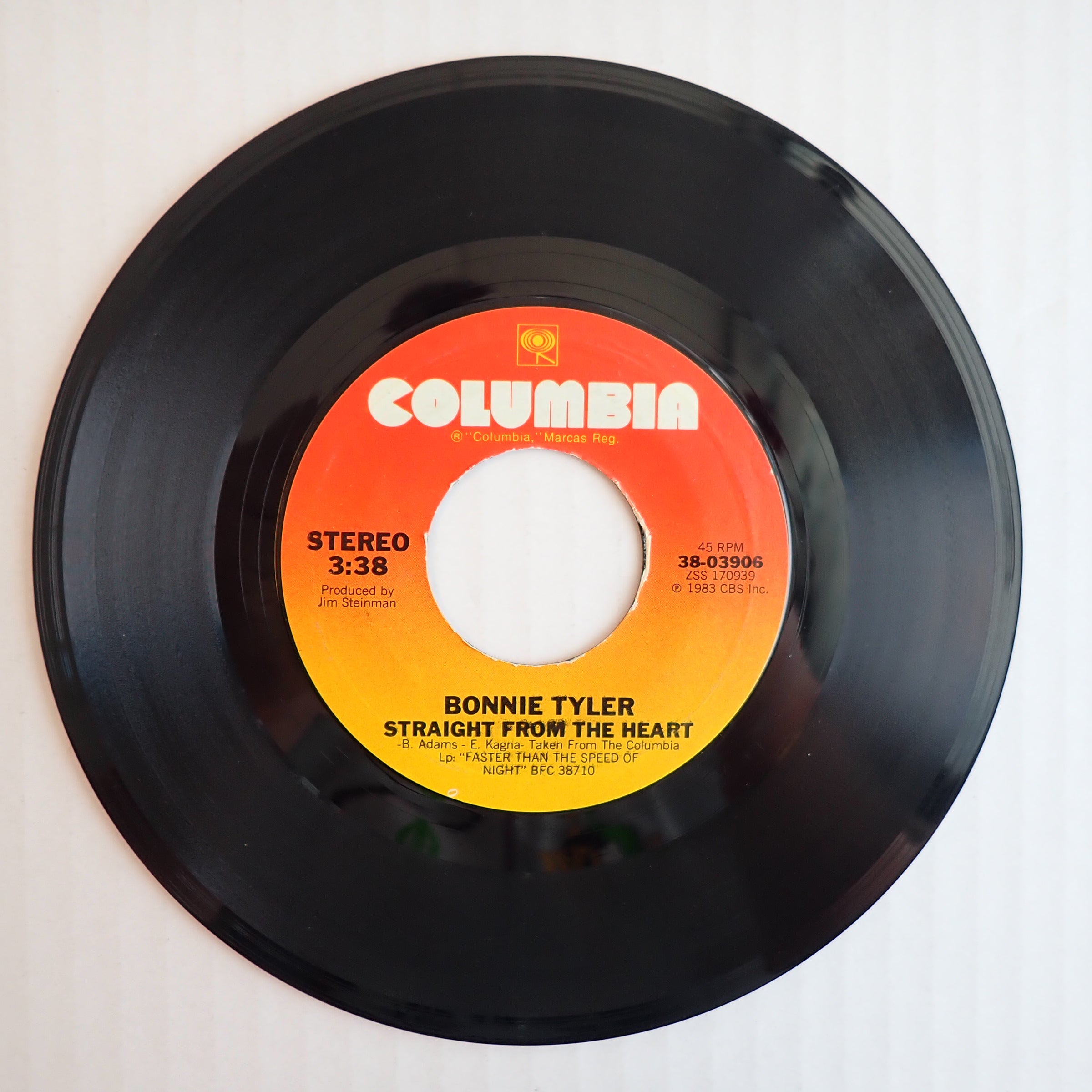 Bonnie Tyler - Total Eclipse of the Heart / Straight From the Heart (Loose) - Vinyl