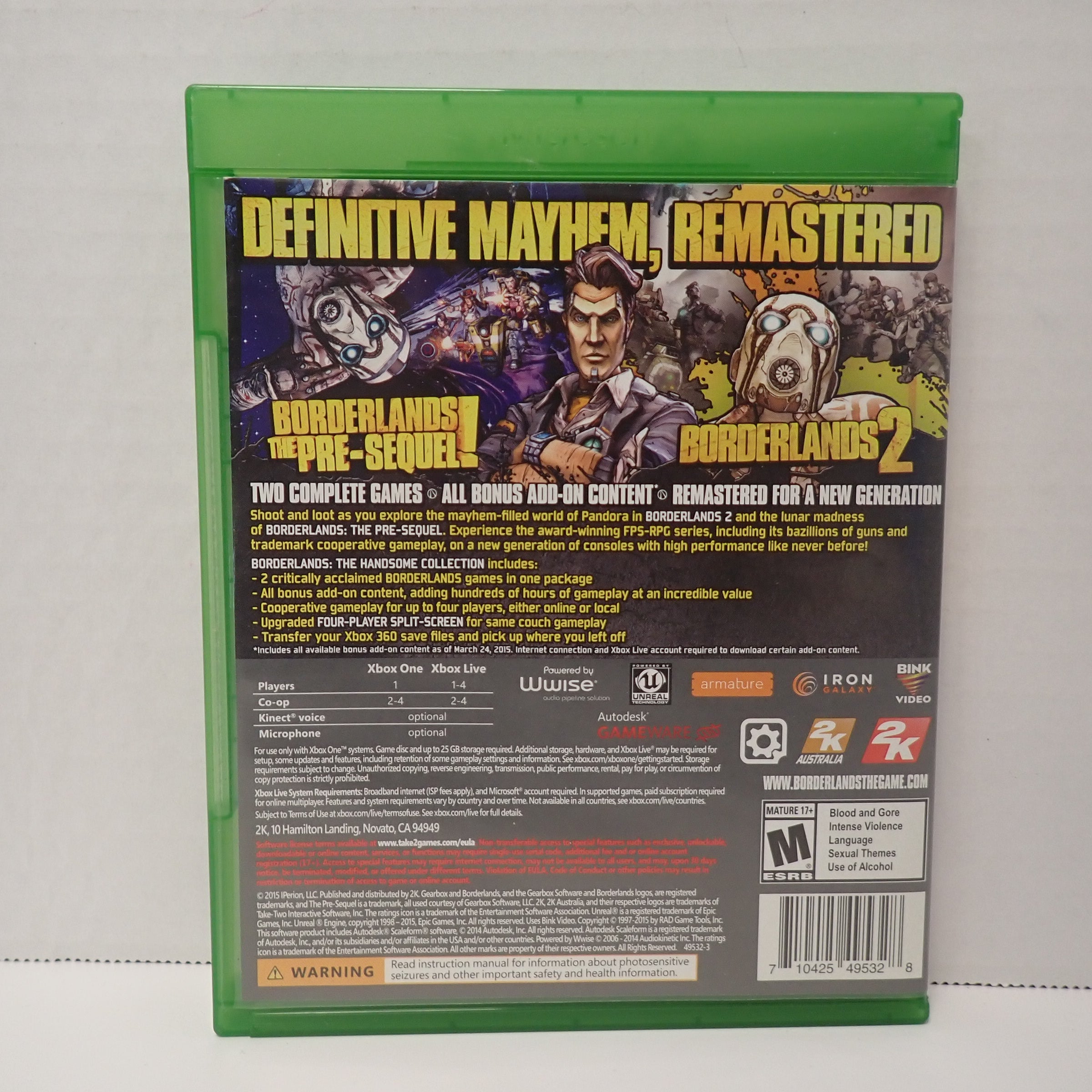 Borderlands The Handsome Collection - Xbox One