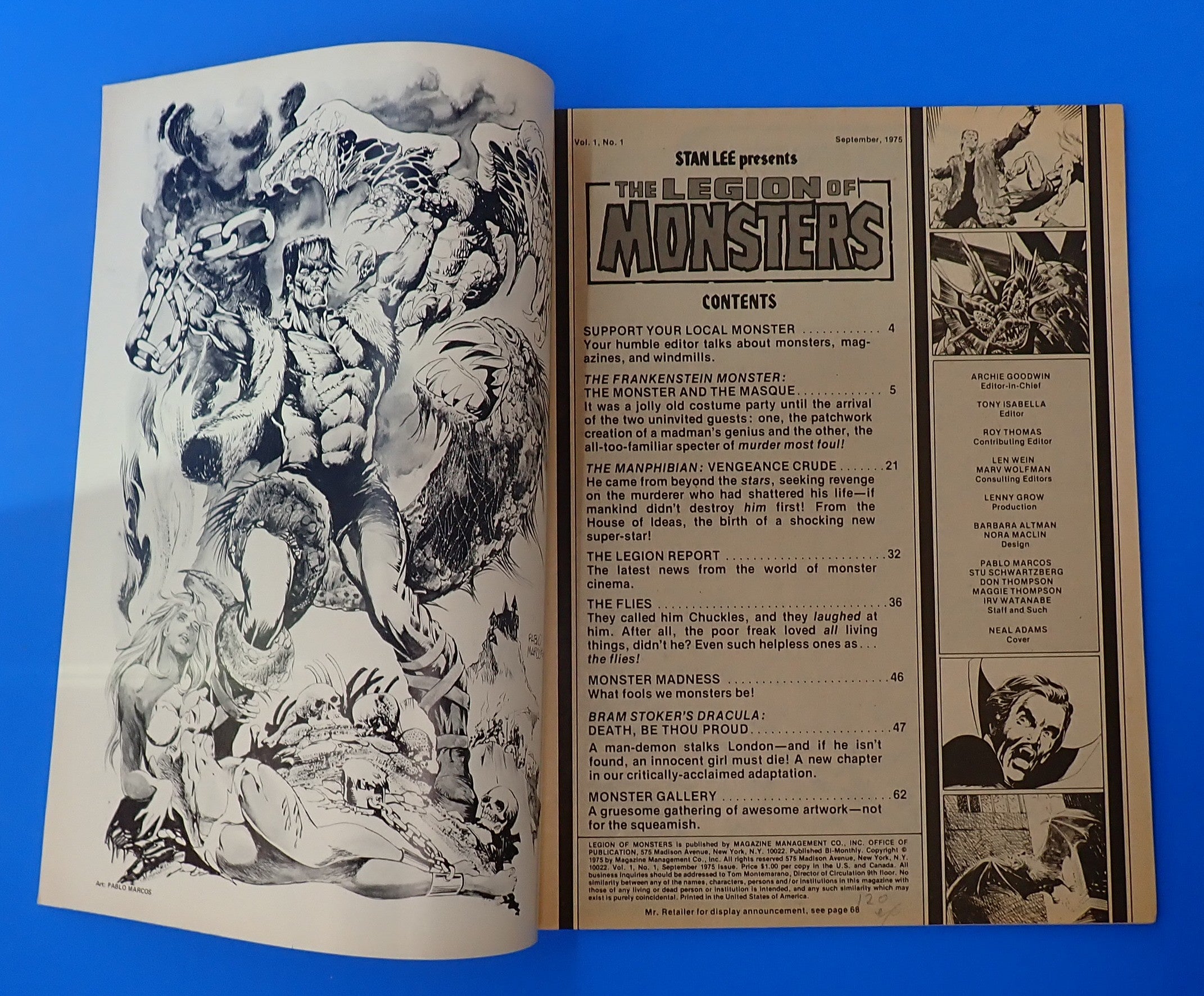 Legion of Monsters #1 (1975) - VF- (7.5) - Curtis Neal Adams Cover