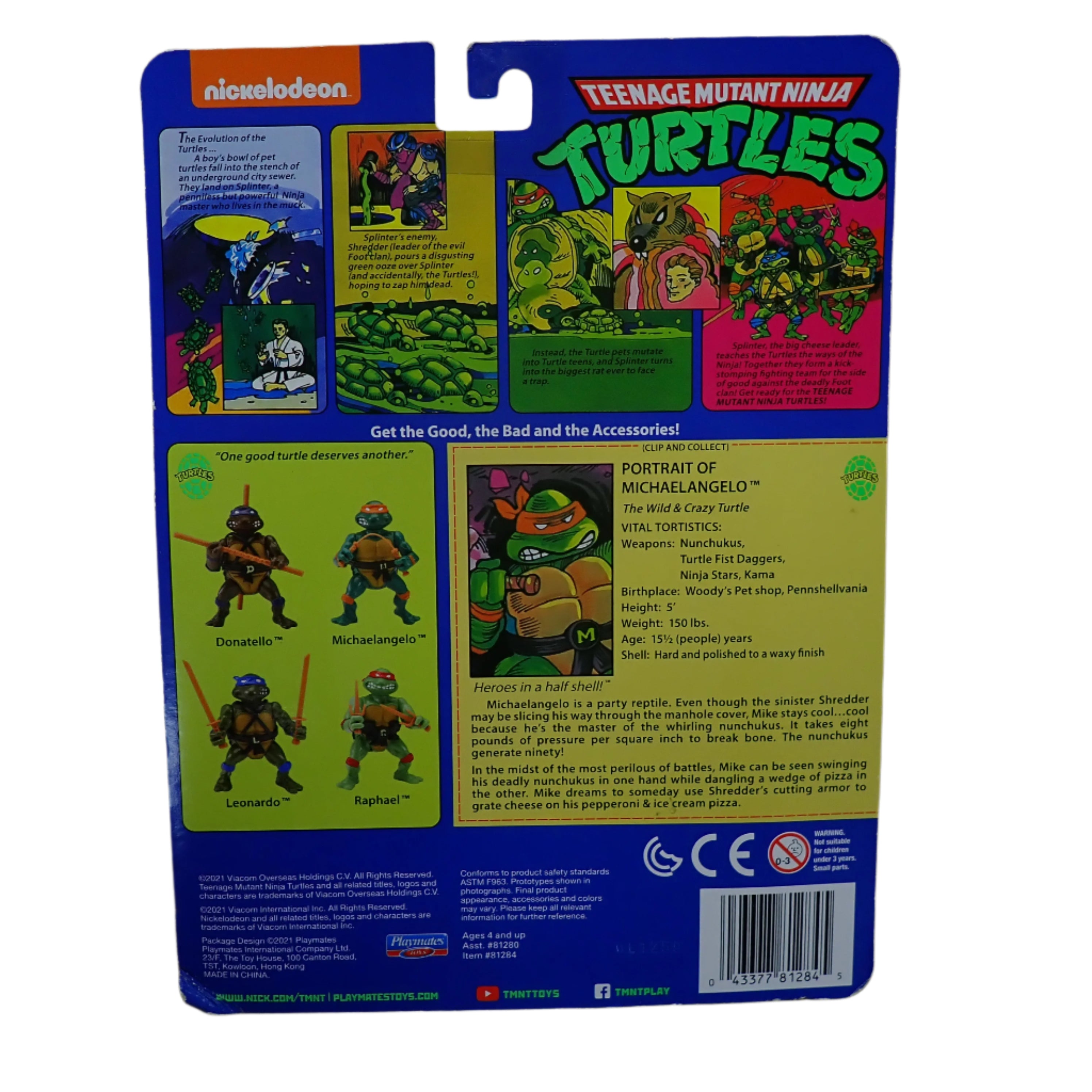 Retro Michaelangelo Playmates 2021