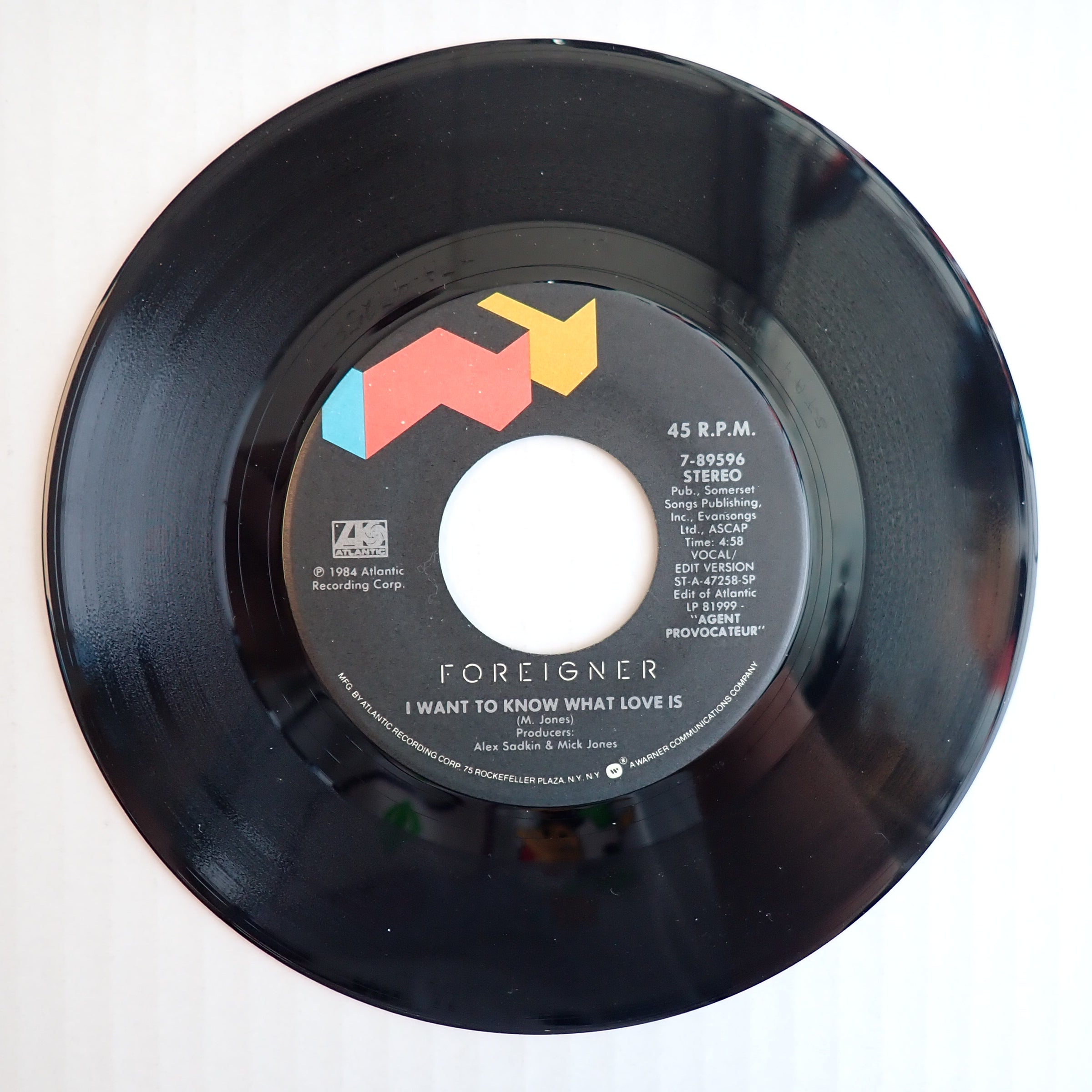 Foreigner - I Want to Know What Love Is / Street Thunder (Loose) - Vinyl