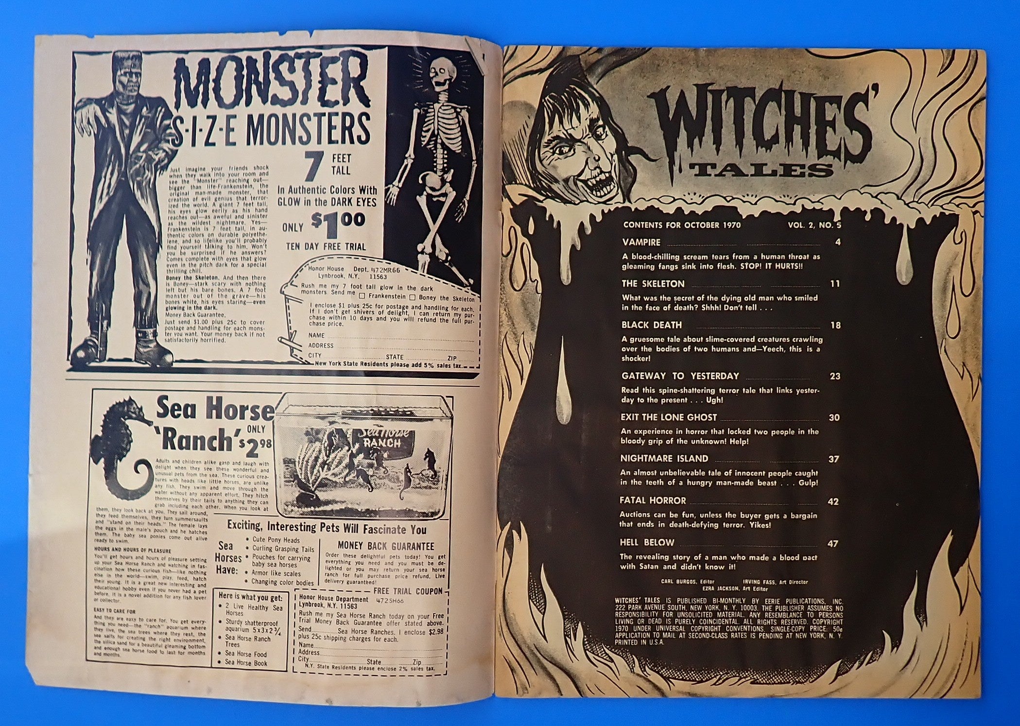 Witches Tales #5 (1970) - VG- (3.5) - Eerie Publications