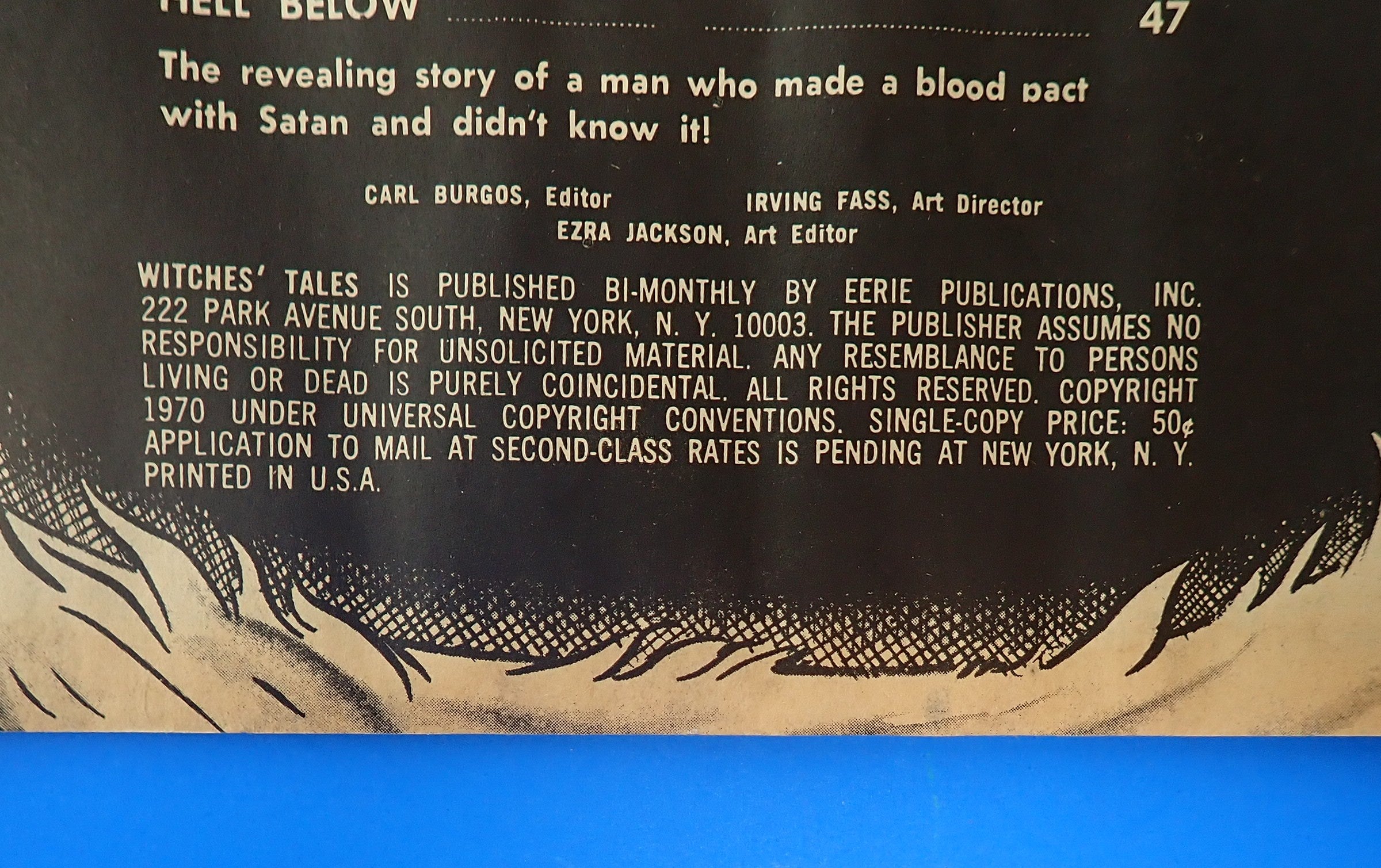 Witches Tales #5 (1970) - VG- (3.5) - Eerie Publications