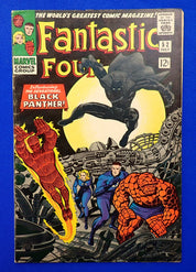 Fantastic Four #52 (1966) - VG+ (4.5) - 1st App. Black Panther