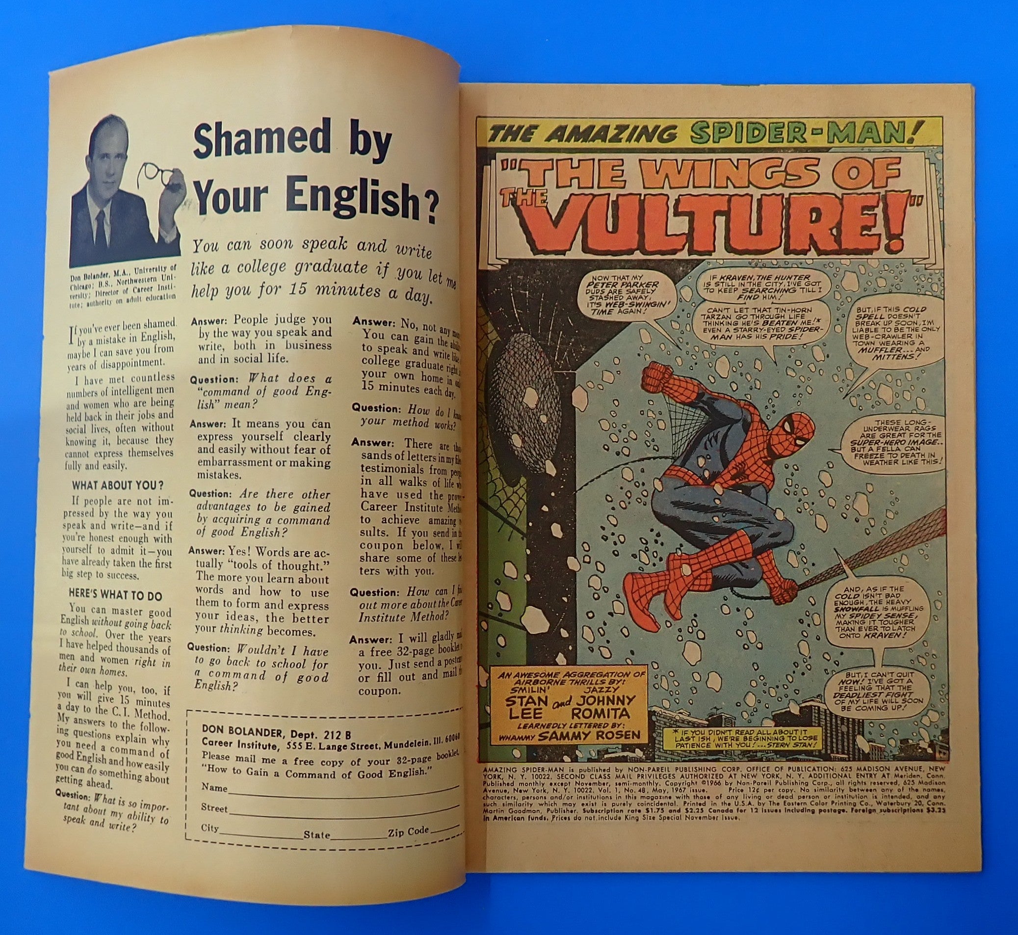 Amazing Spider-Man #48 (1967) - VG/FN- (5.0-5.5) - 1st App. of 2nd Vulture