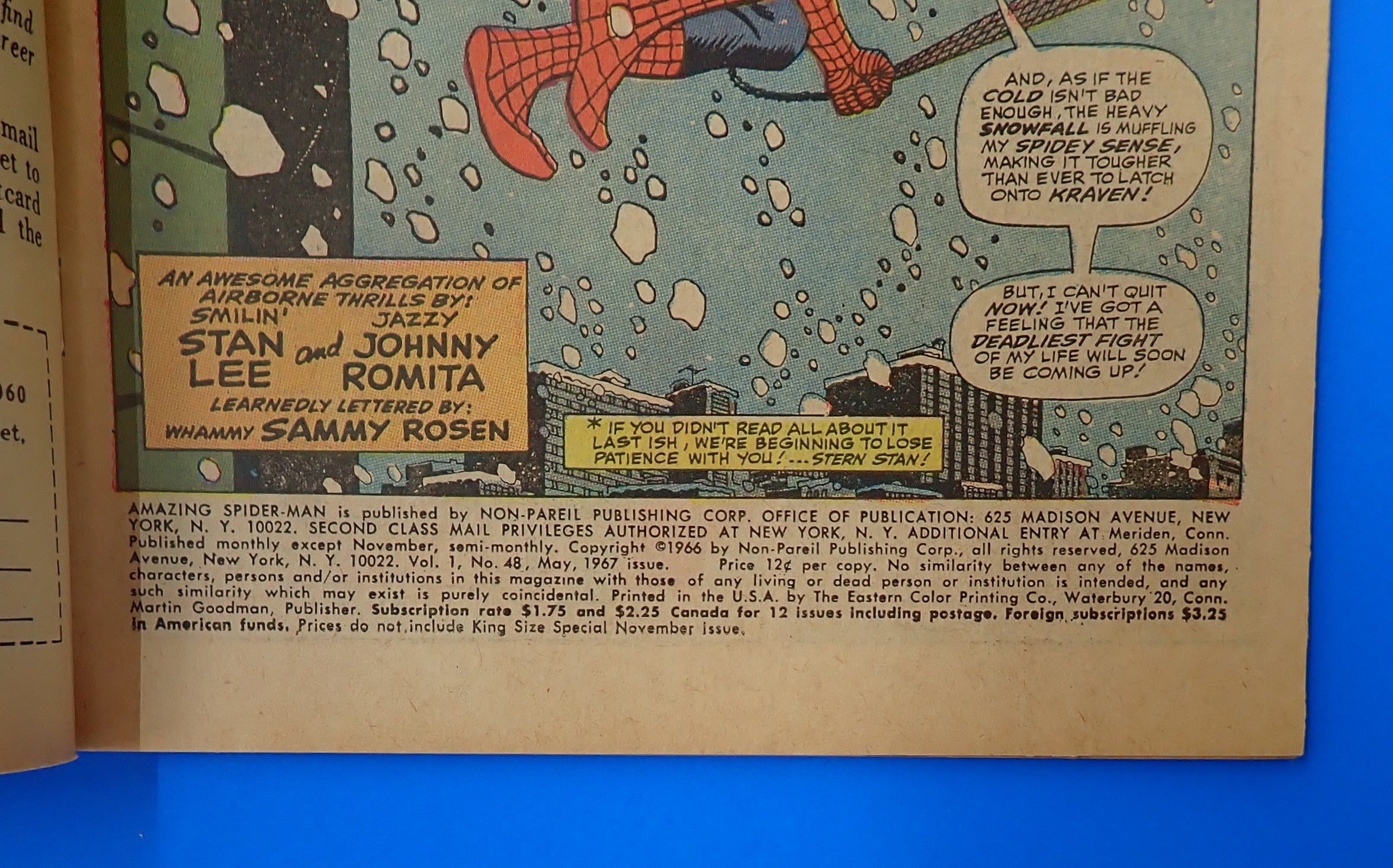 Amazing Spider-Man #48 (1967) - VG/FN- (5.0-5.5) - 1st App. of 2nd Vulture