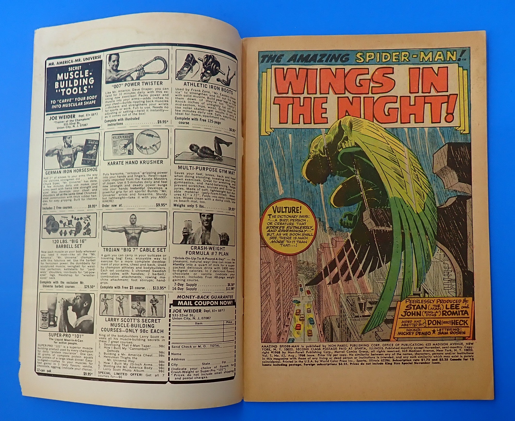 Amazing Spider-Man #63 (1968) - VG- (3.5) - Silver Age Issue