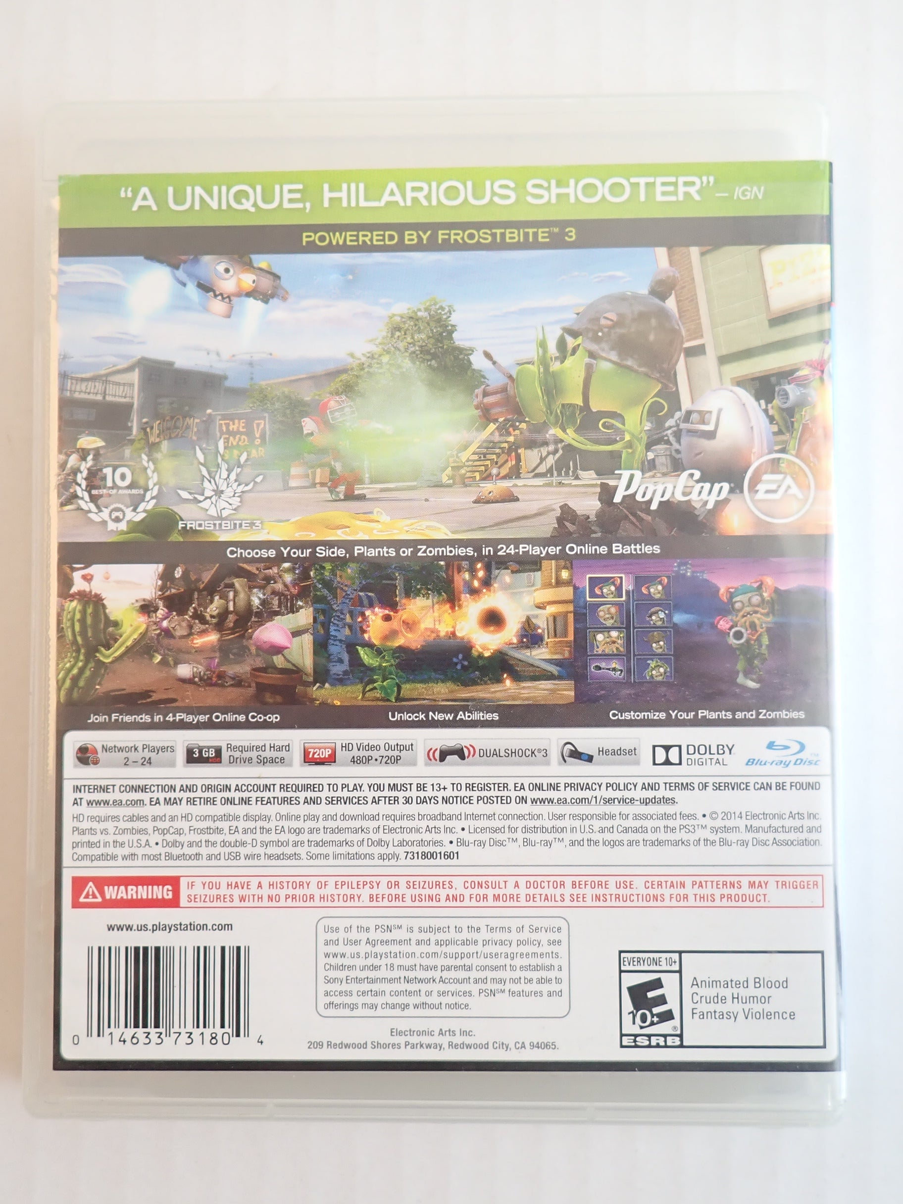 Plants vs Zombies Garden Warfare - PS3