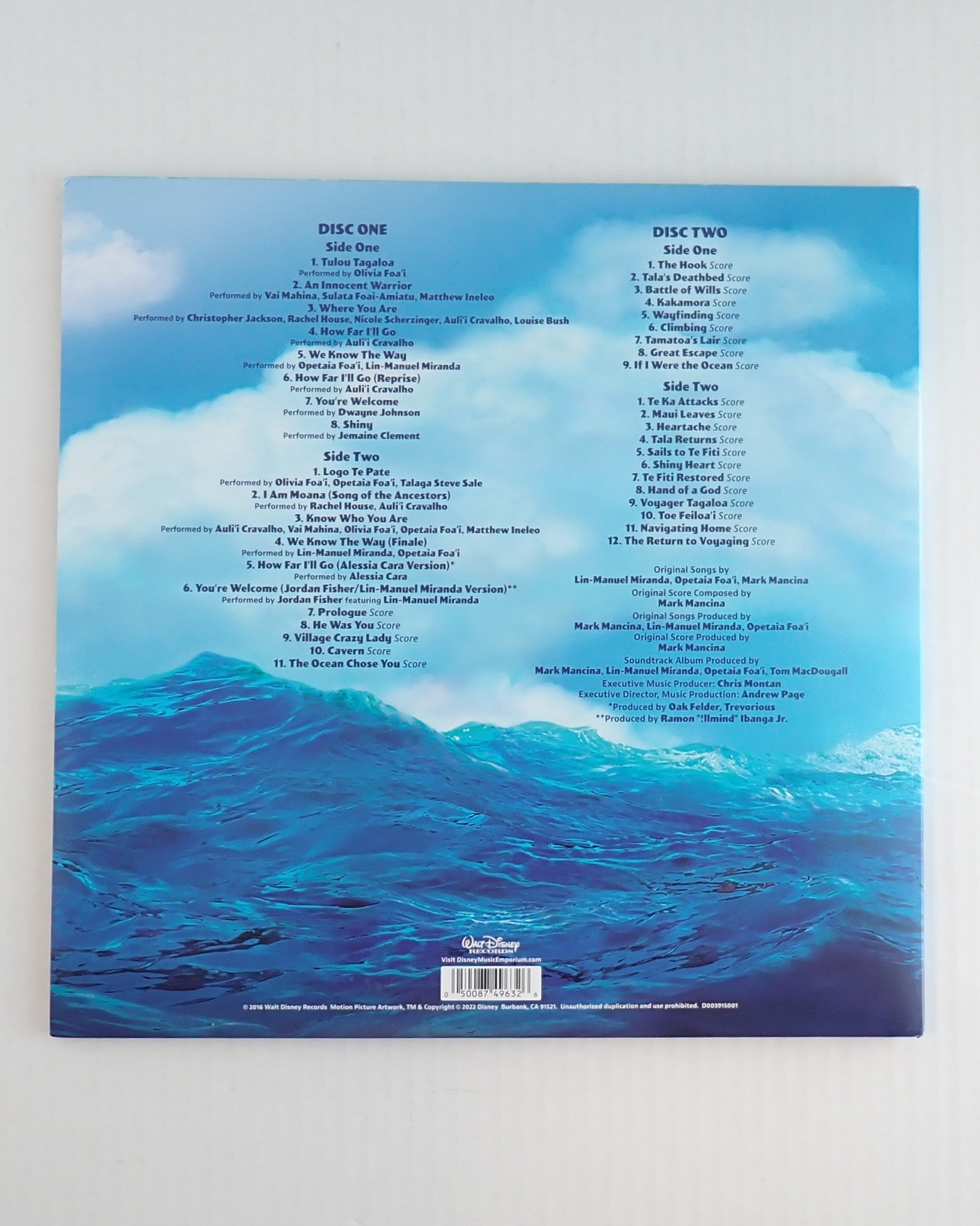 Various – Moana (Original Motion Picture Soundtrack) - Vinyl
