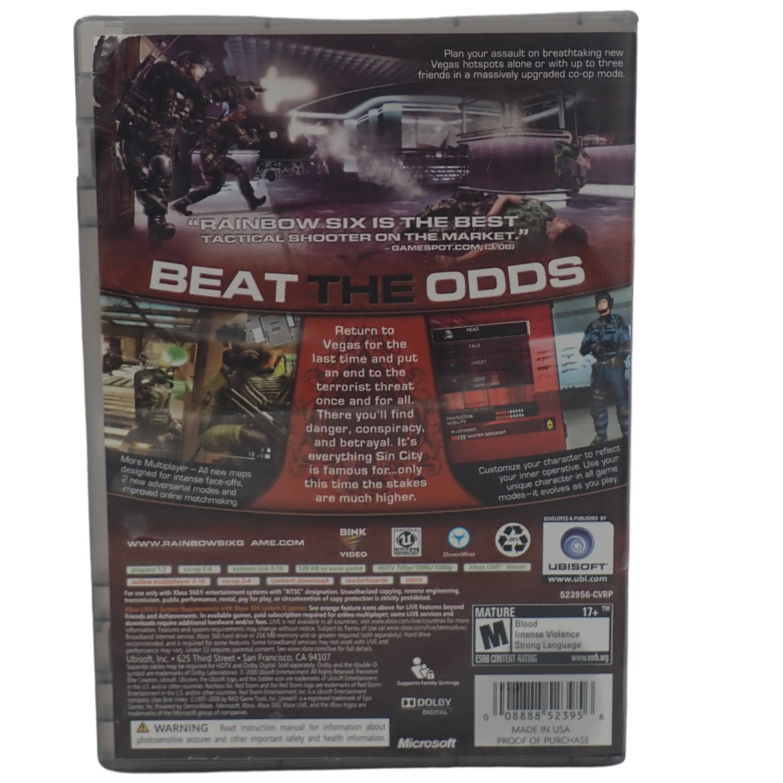 Tom Clancy's Rainbow Six Vegas 2 - Xbox 360