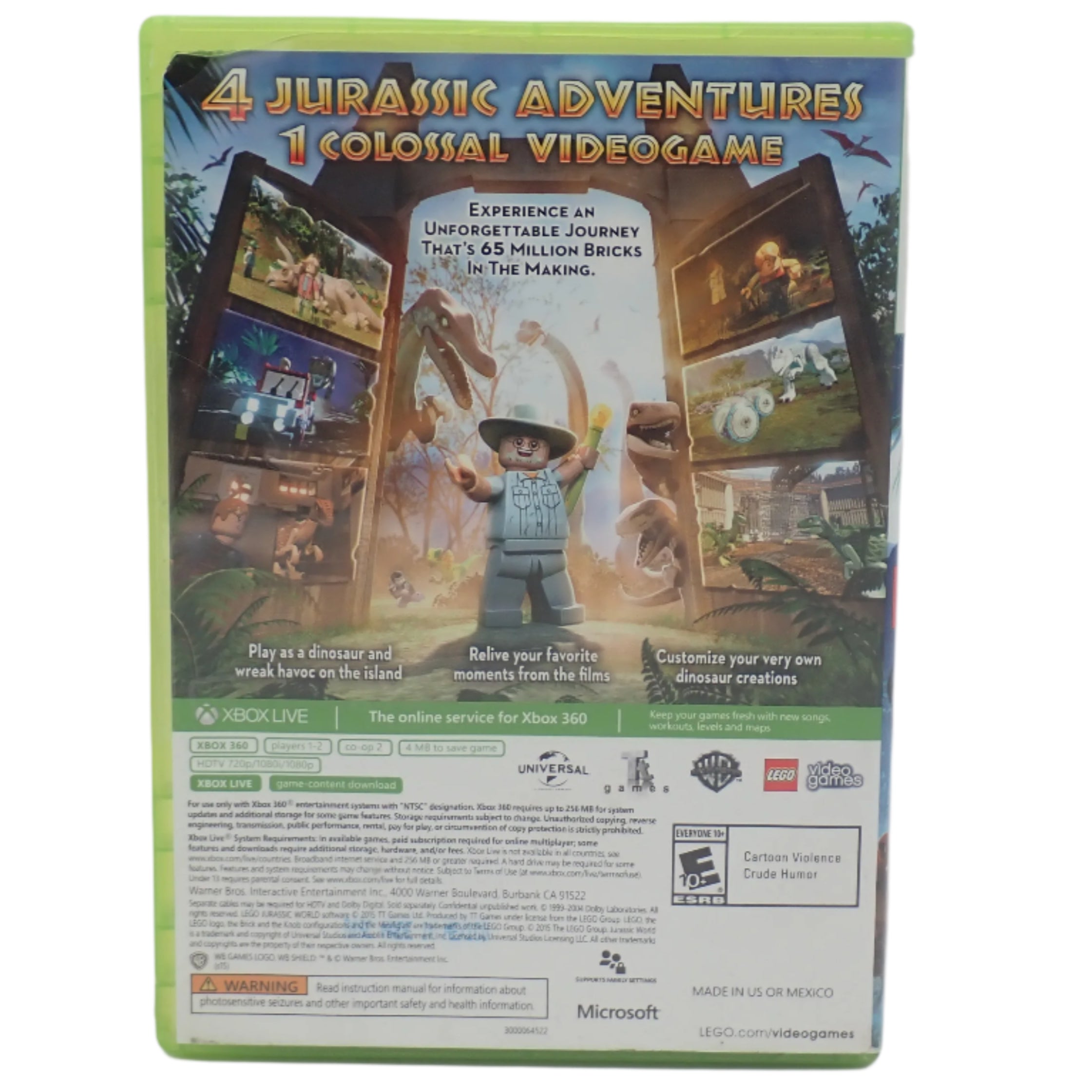 LEGO Jurassic World - Xbox 360