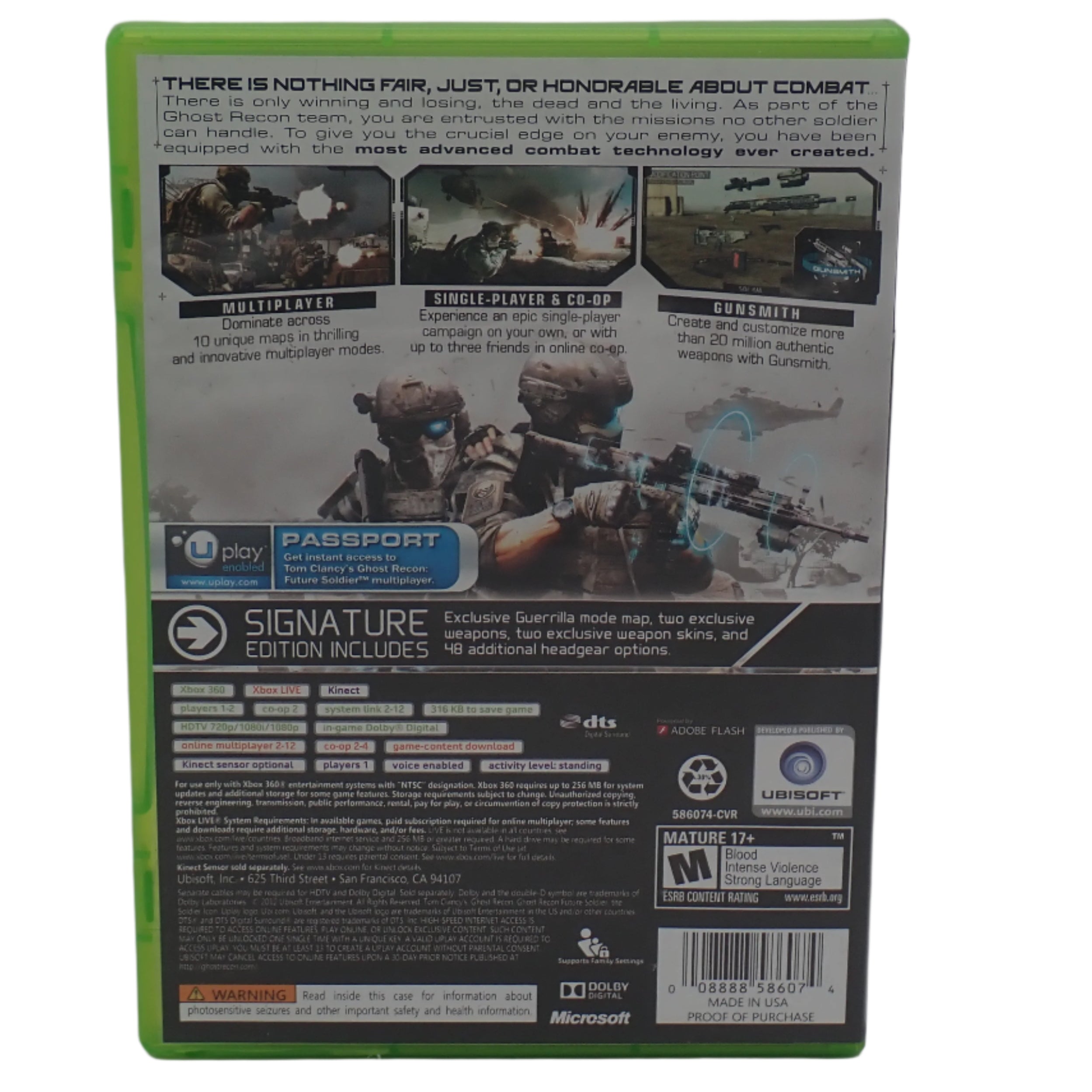 Tom Clancy's Ghost Recon Future Soldier - Xbox 360