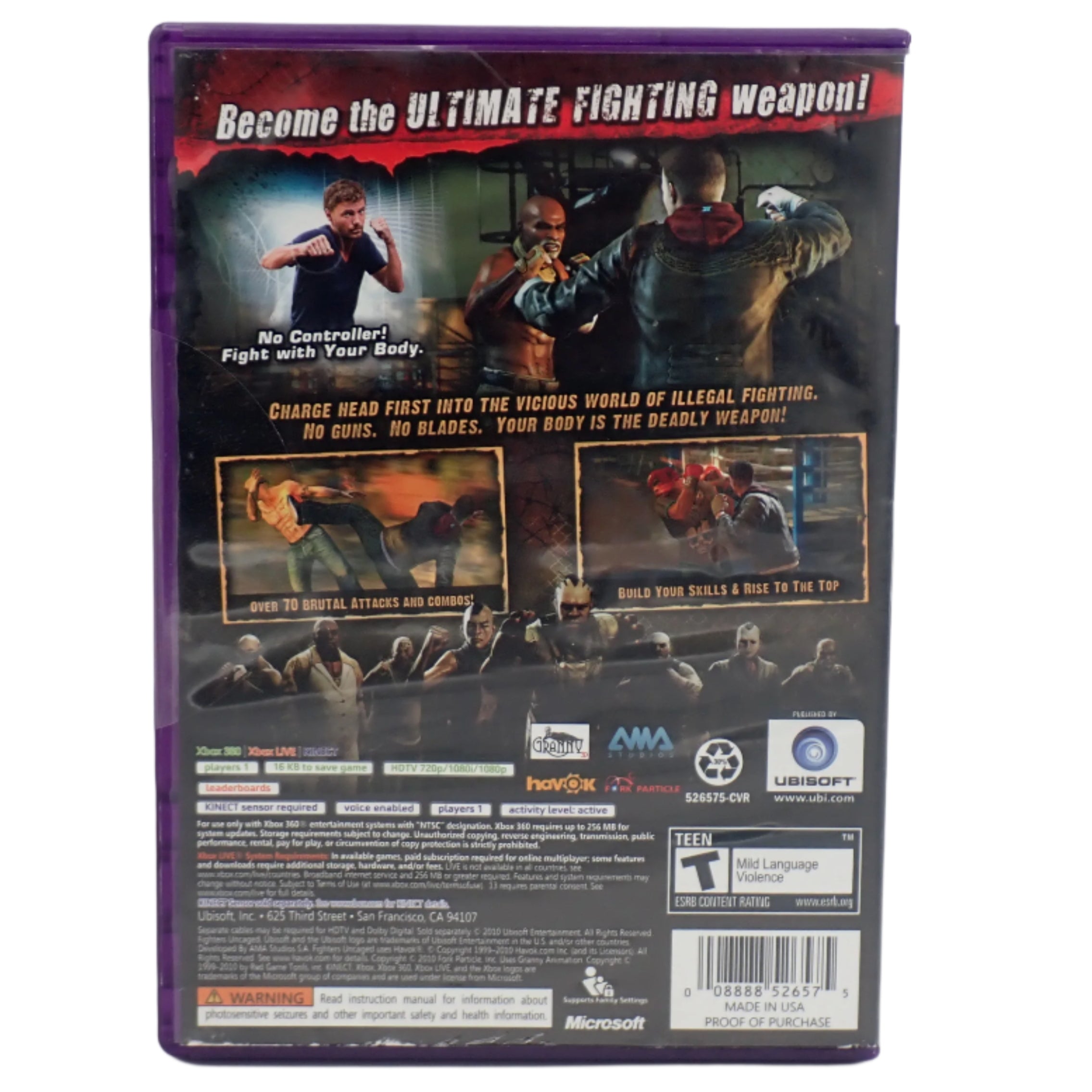 Fighters Uncaged - Xbox 360