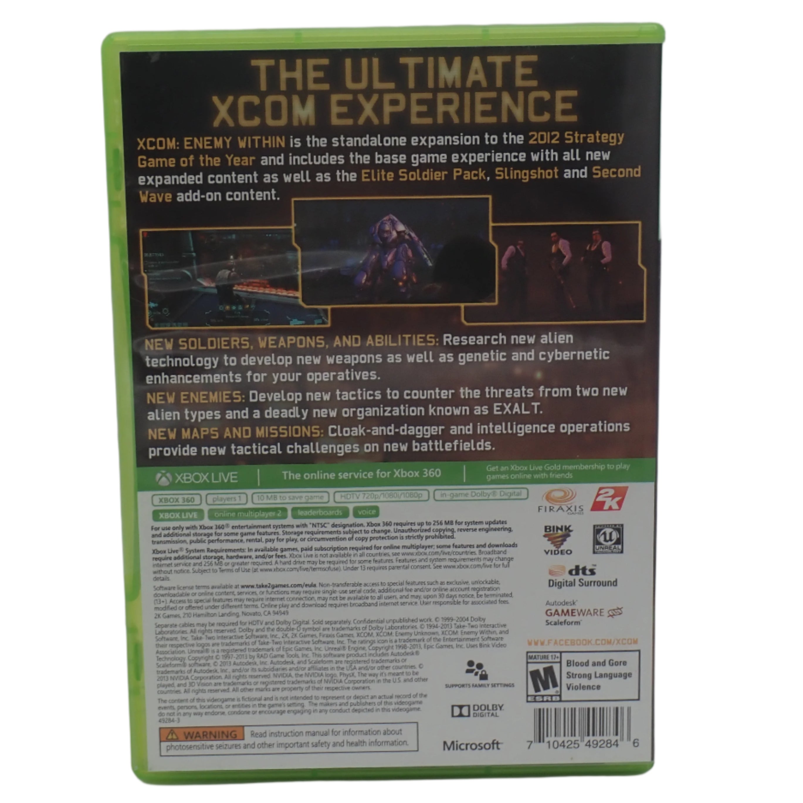XCOM Enemy Within - Xbox 360