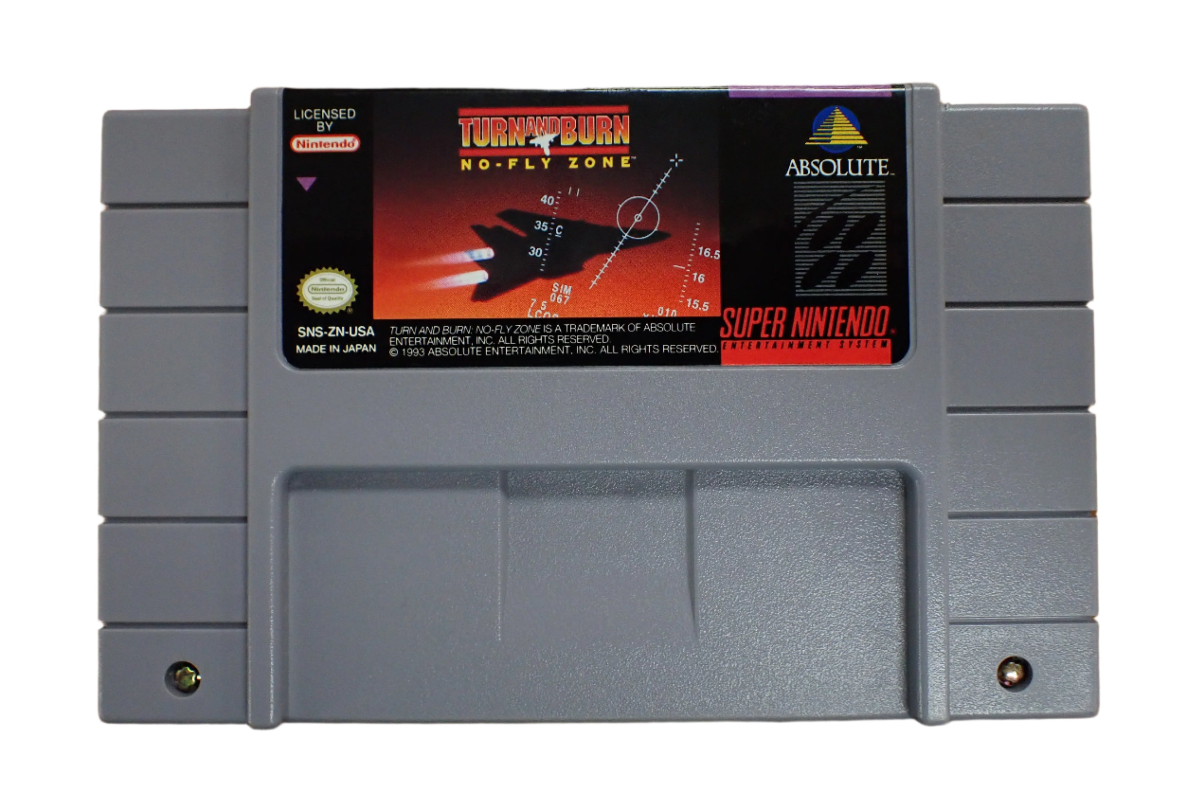 Turn and Burn: No Fly Zone - SNES