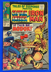 Tales of Suspense #94 (1967) - VG (4.0) - 1st MODOK - ad removed back cover