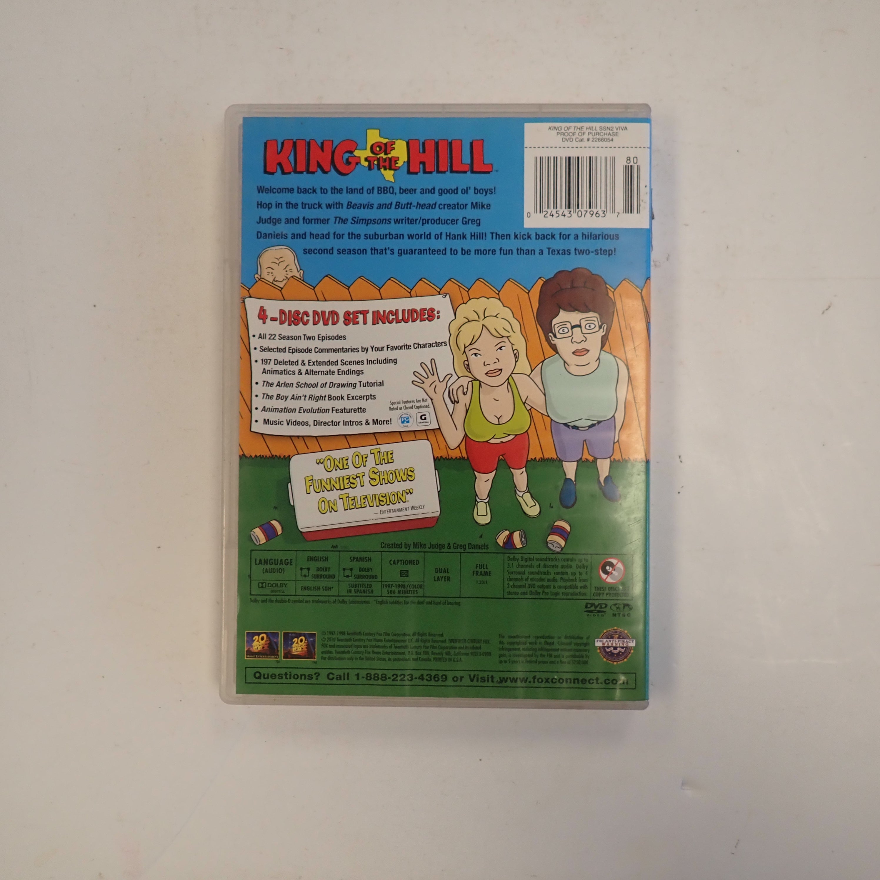 King of the Hill - The Complete Second Season - DVD – Infinity Flux