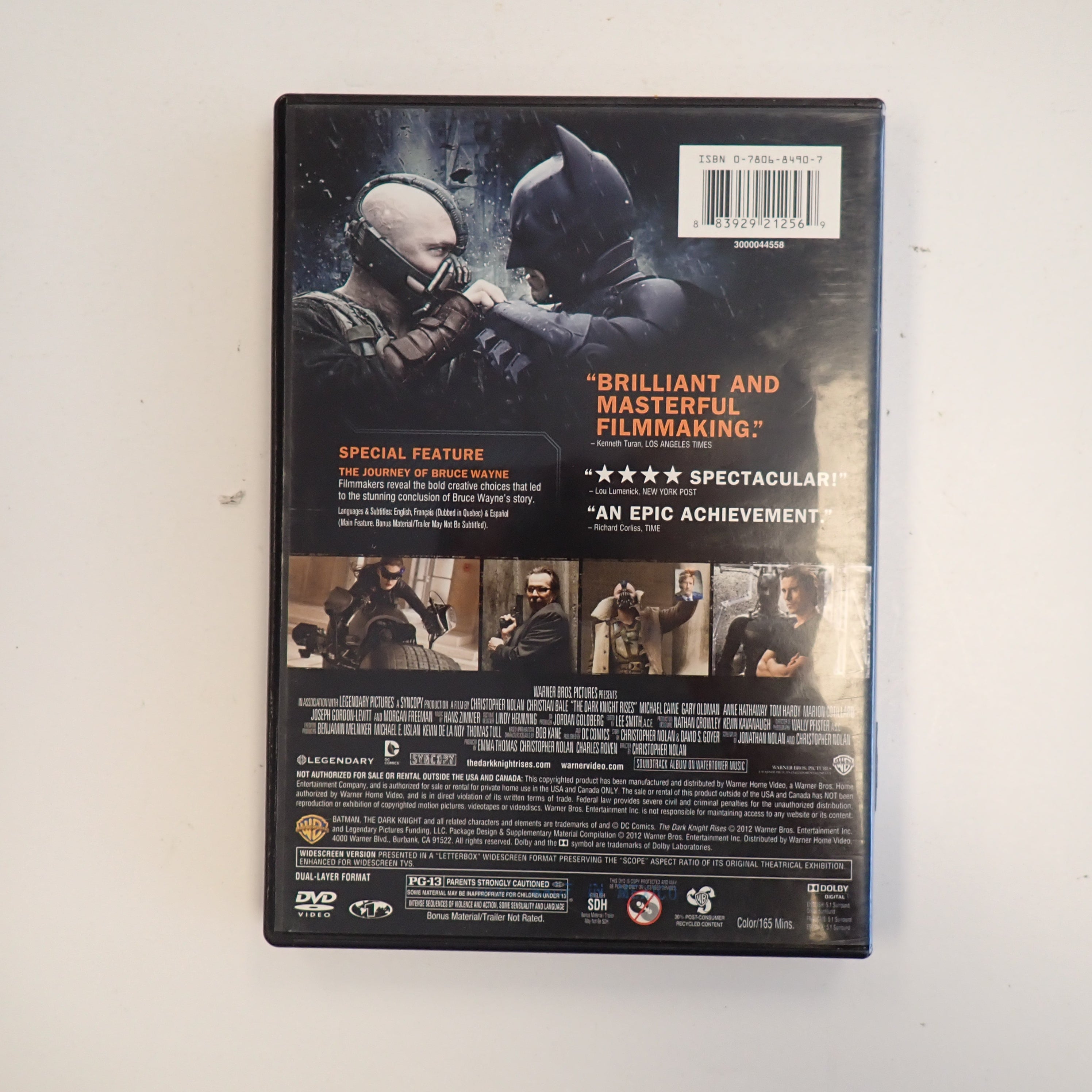 The Dark Knight Rises - DVD