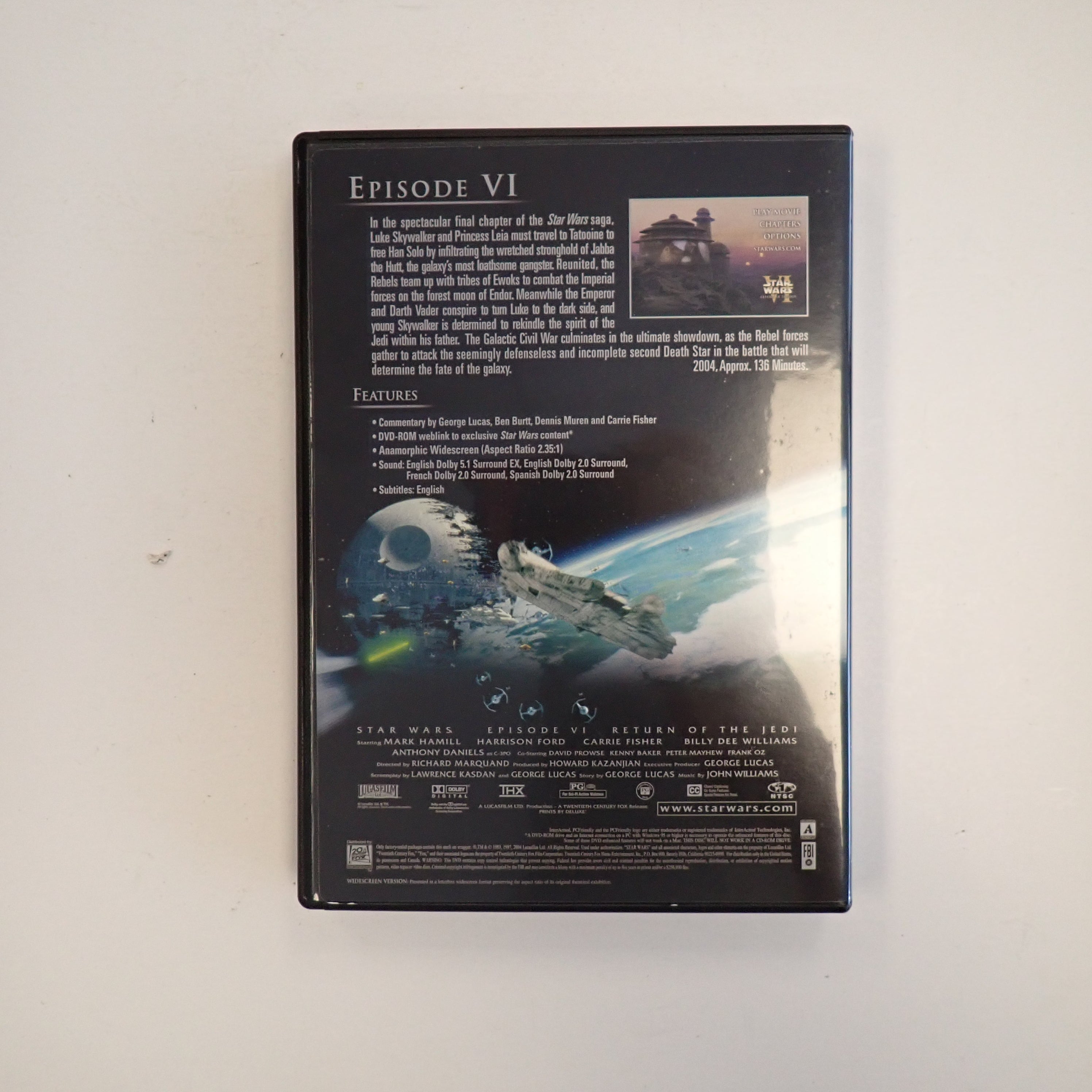 Star Wars Trilogy: Episodes VI-IV - DVD Box Set