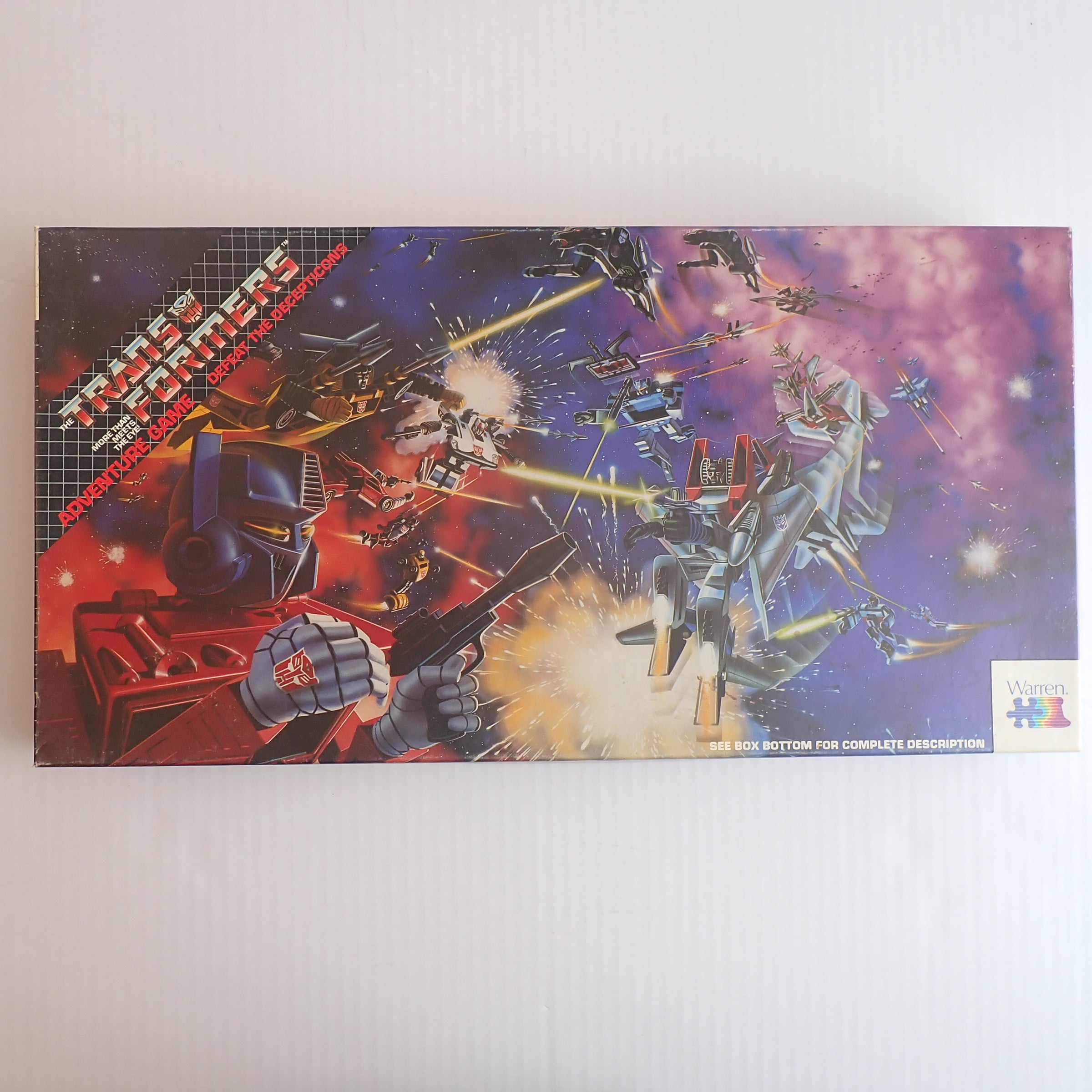 Transformers Defeat the Decepticons 1984 Board Game [PRE-OWNED]