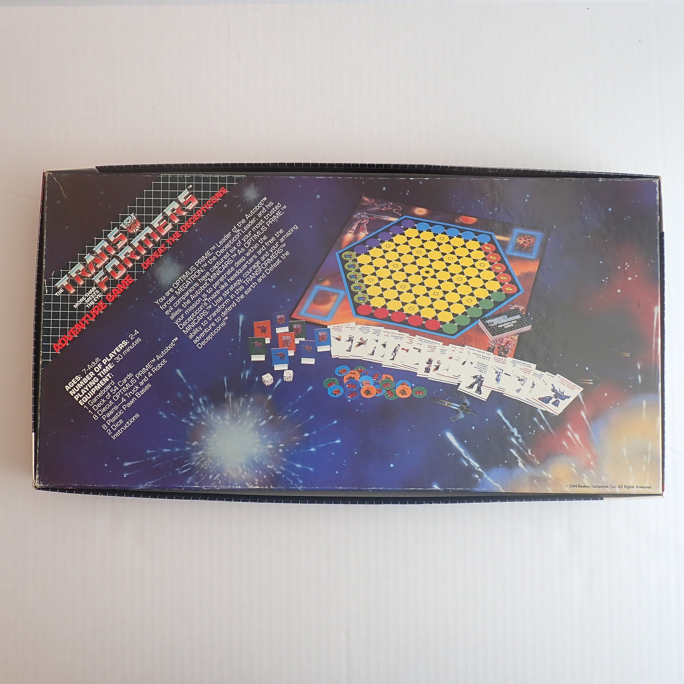 Transformers Defeat the Decepticons 1984 Board Game [PRE-OWNED]