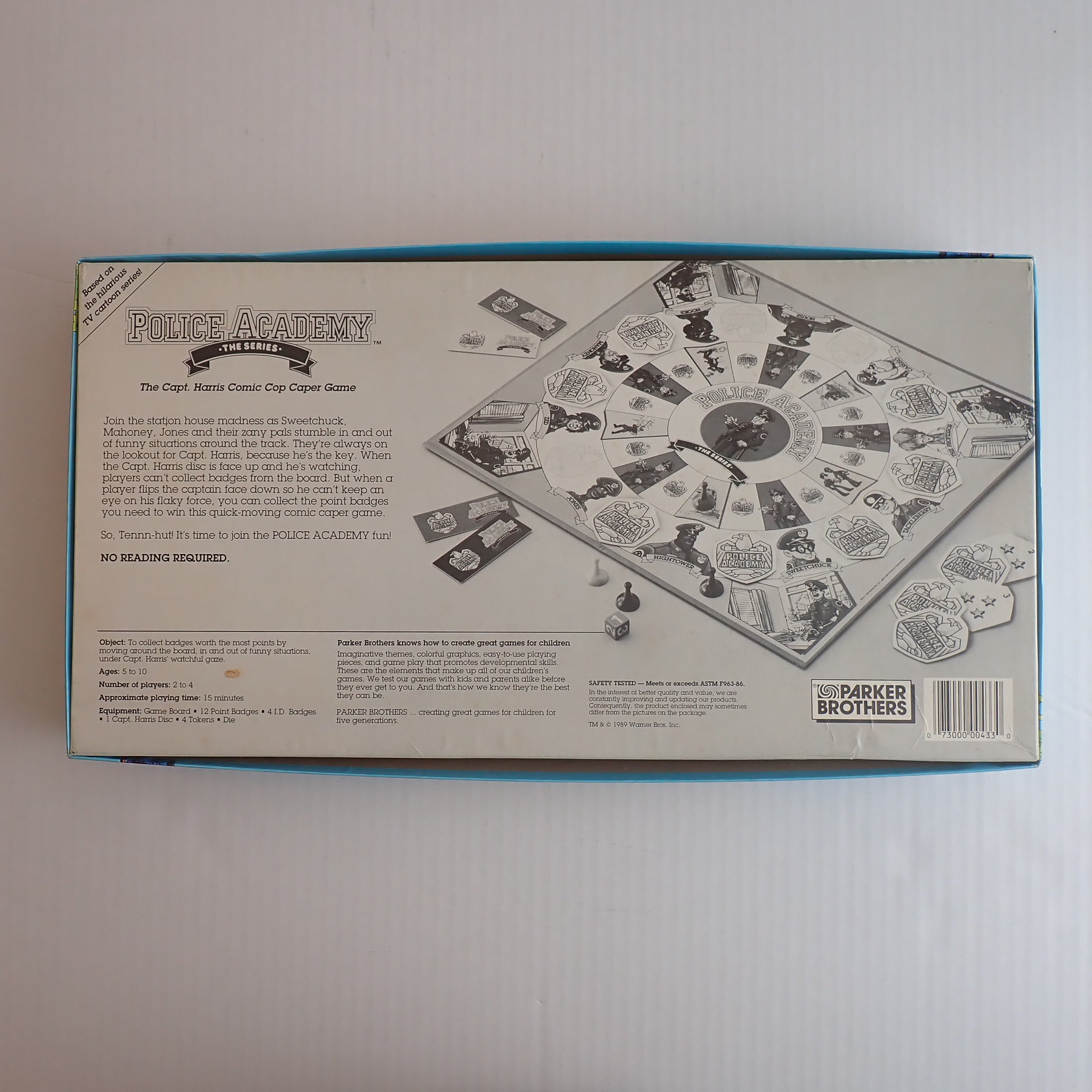 Police Academy The Series 1989 - Board Game [PRE-OWNED]