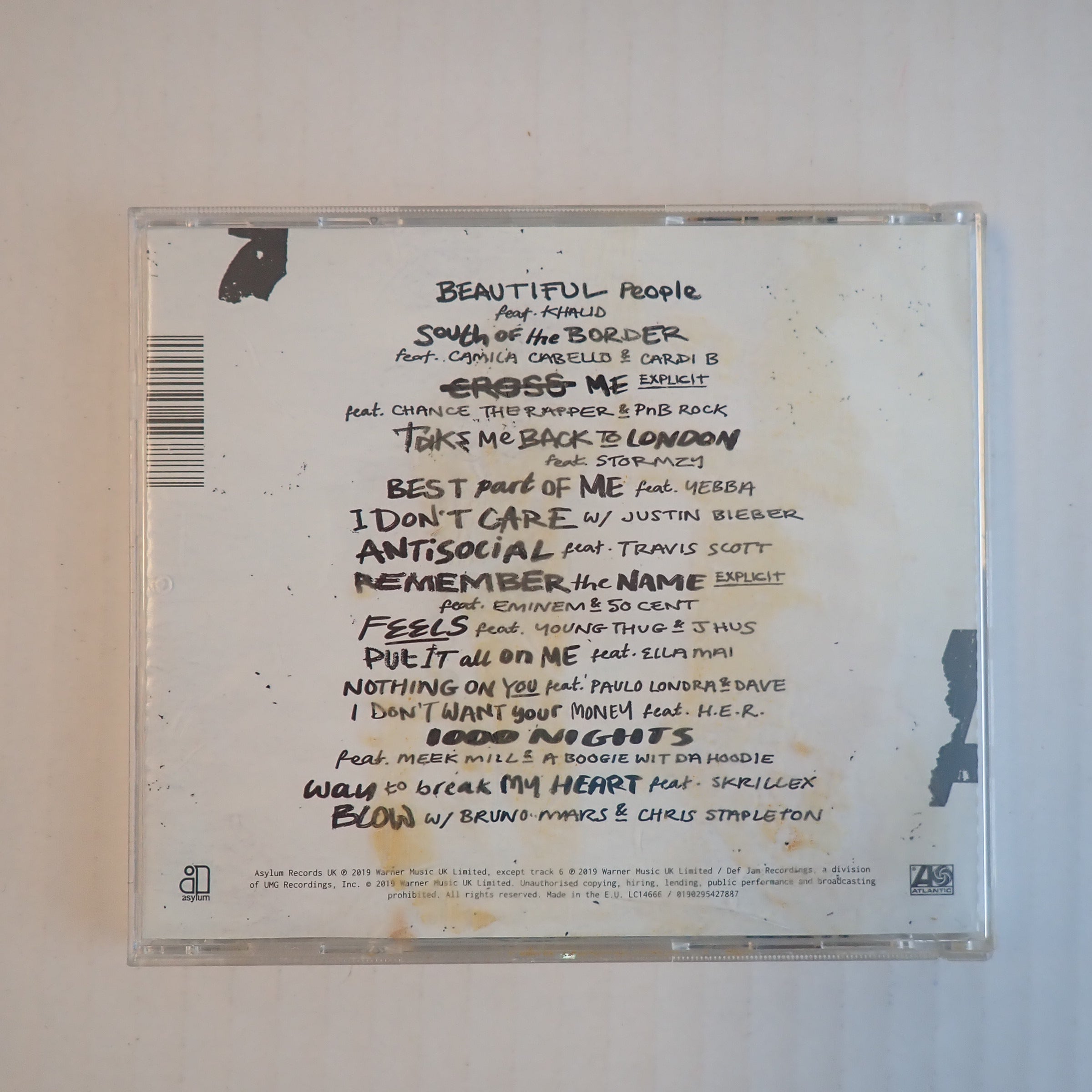 Ed Sheeran - No.6 Collaborations Project - CD [PRE-OWNED]
