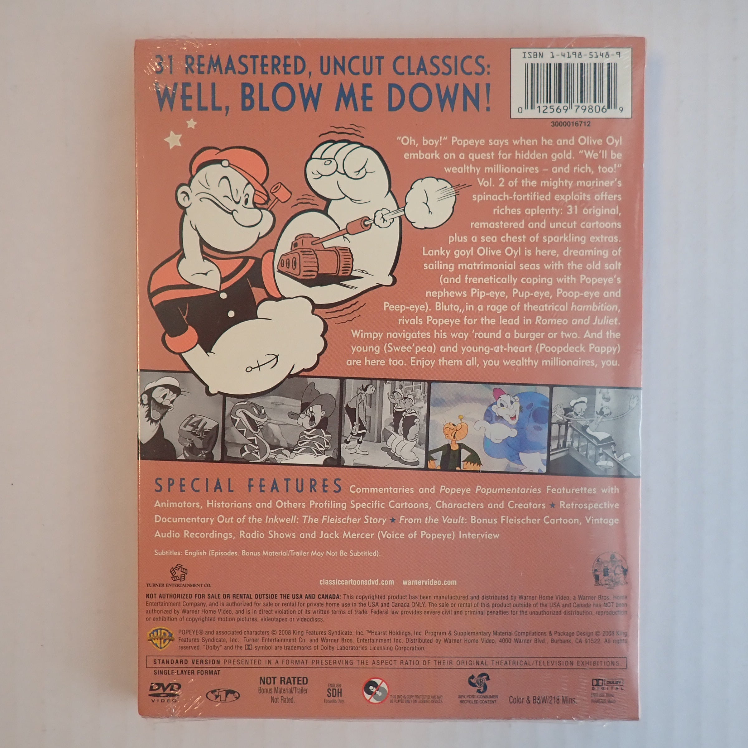 Popeye the Sailor 1938-1940 Shorts - DVD [Pre-Owned]