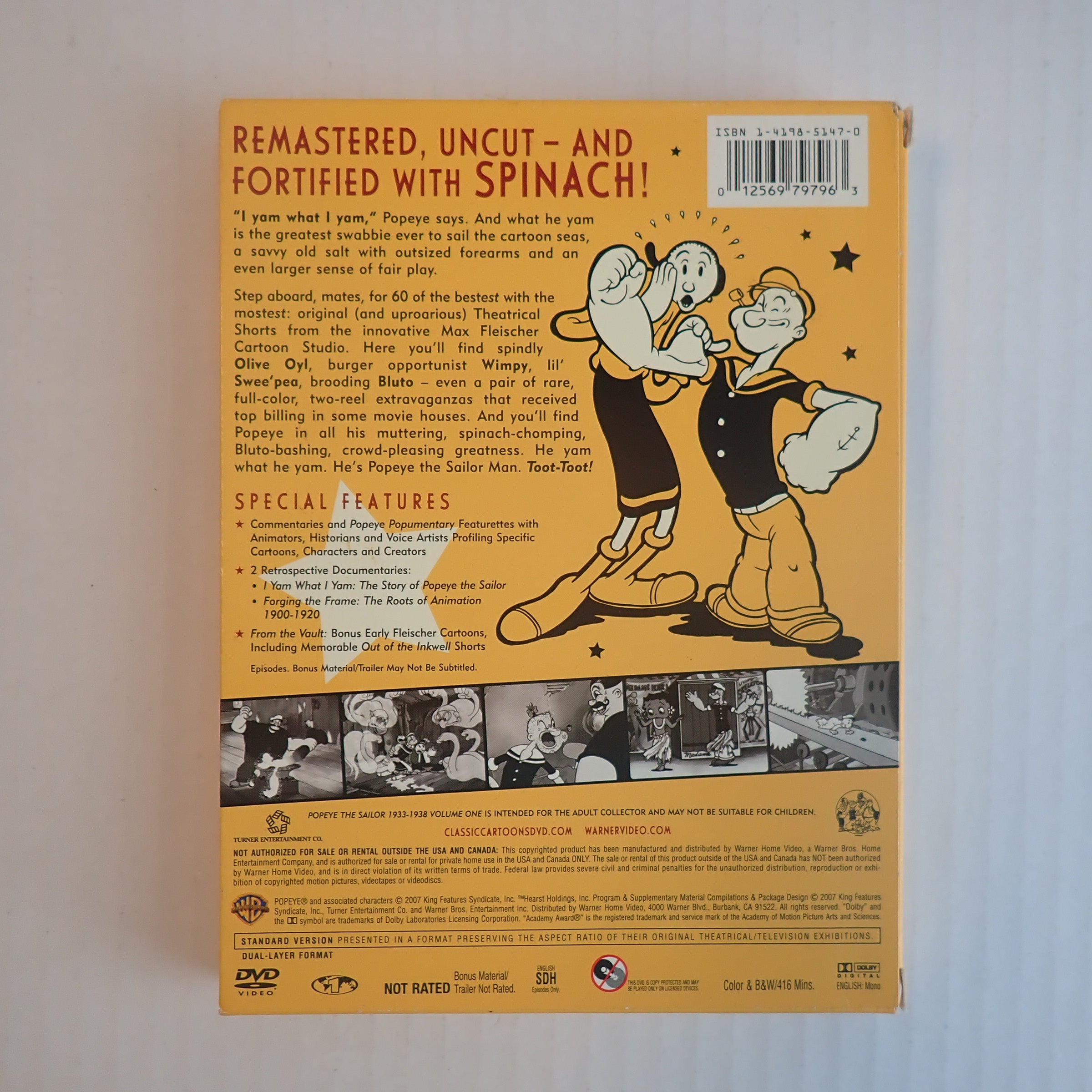 Popeye the Sailor 1933-1938 Shorts - DVD [Pre-Owned]
