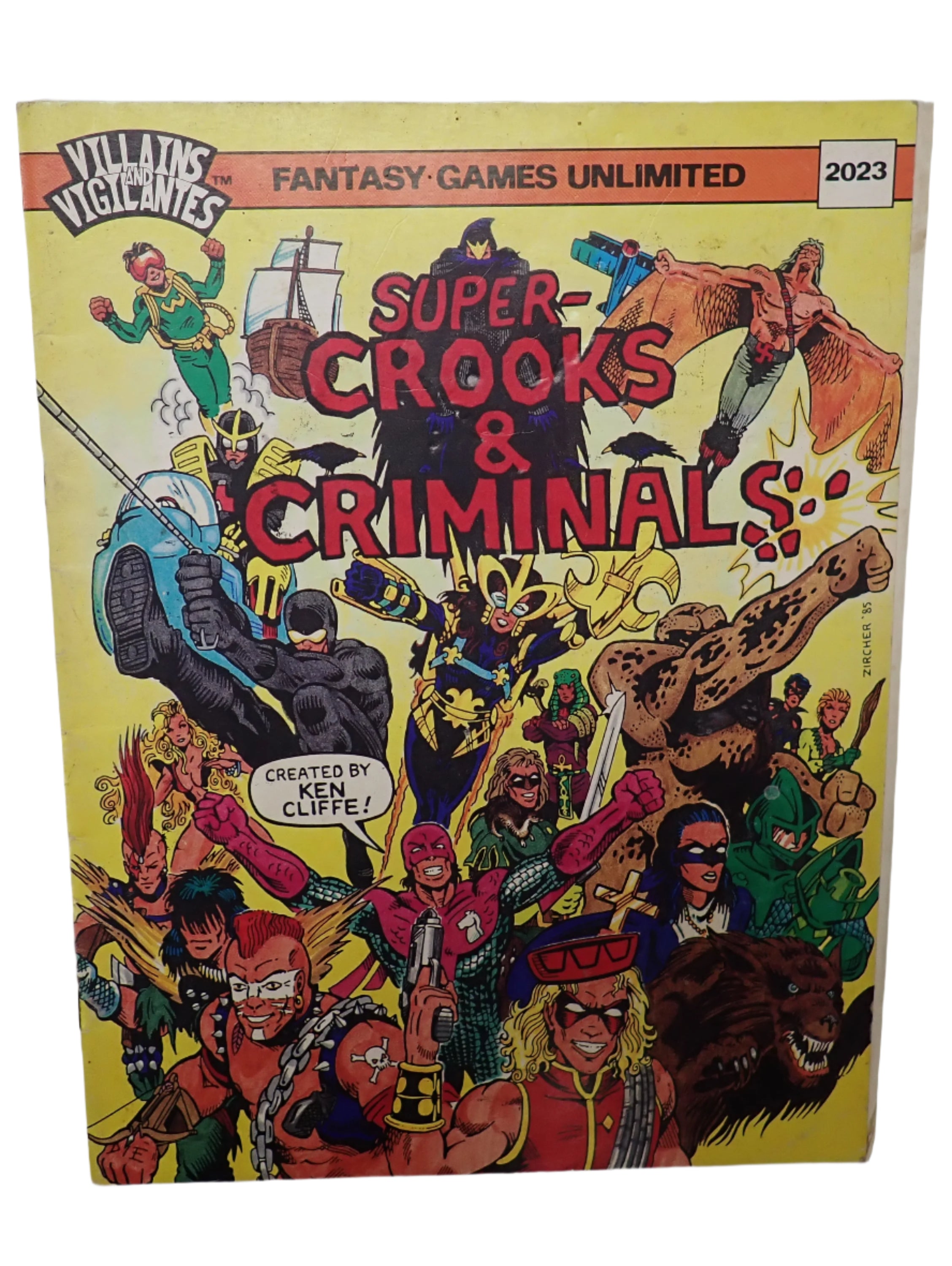 Villains and Vigilantes: Super-Crooks & Criminals USED